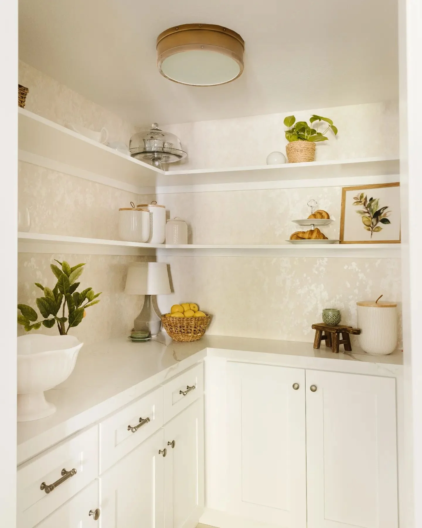 Pantry goals! 

We turned a boring pantry with very little storage into this, and we're here for it... and ready for all the snacks 🍏