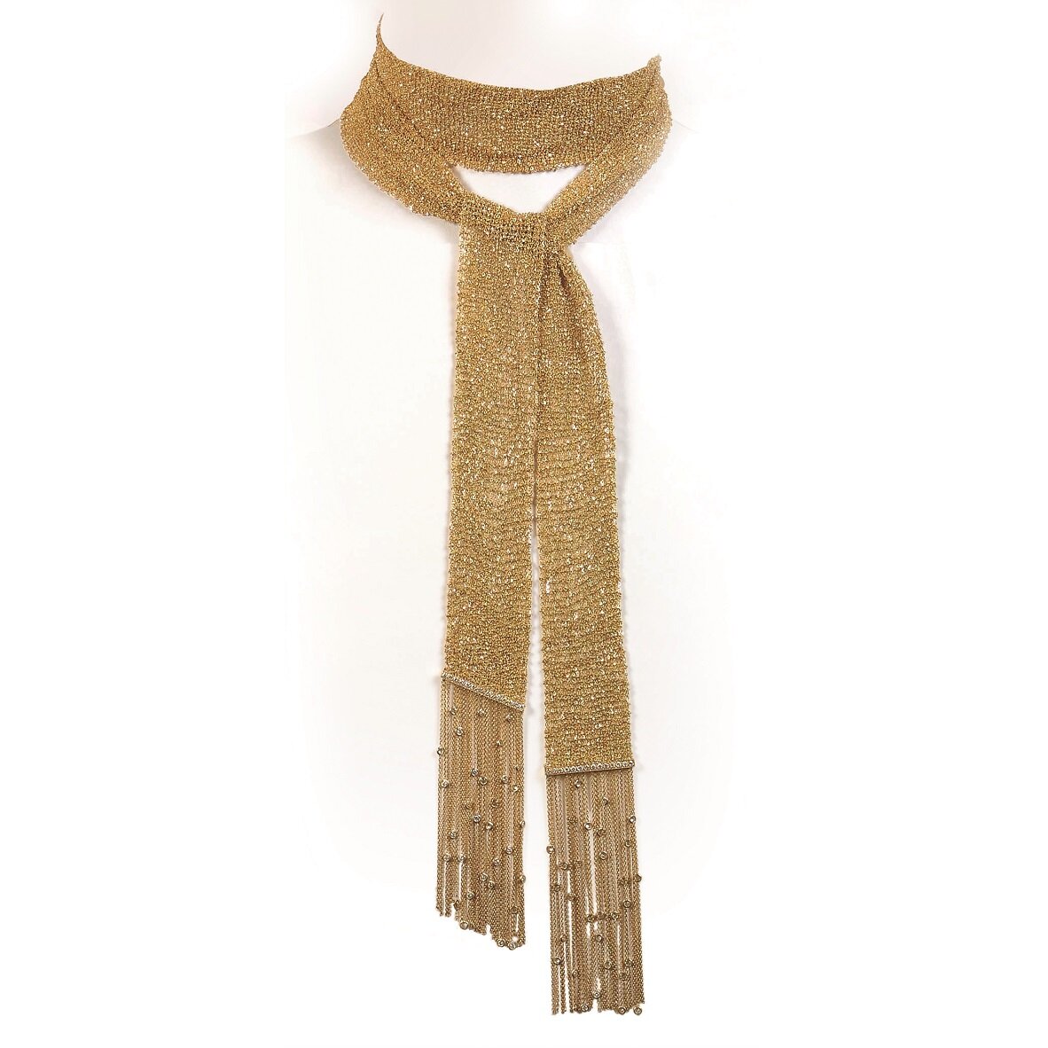 Delilah woven scarf in yellow gold and diamonds.jpg