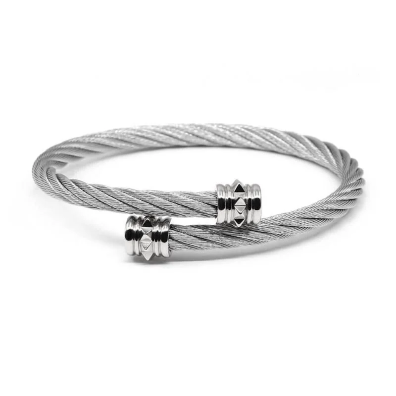 Bangle 'Celtic' Clous in Stainless Grey (04-101-1268-0) — VENDOME