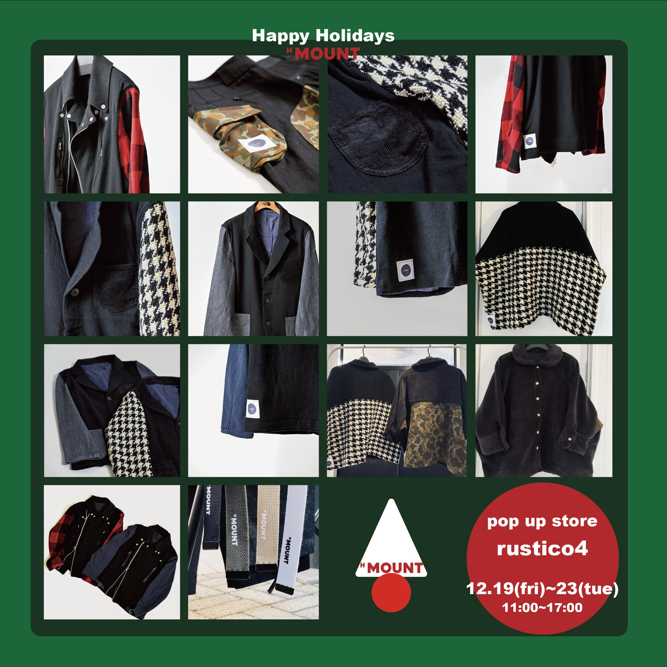 The last of the year @rustico4 pop up store…