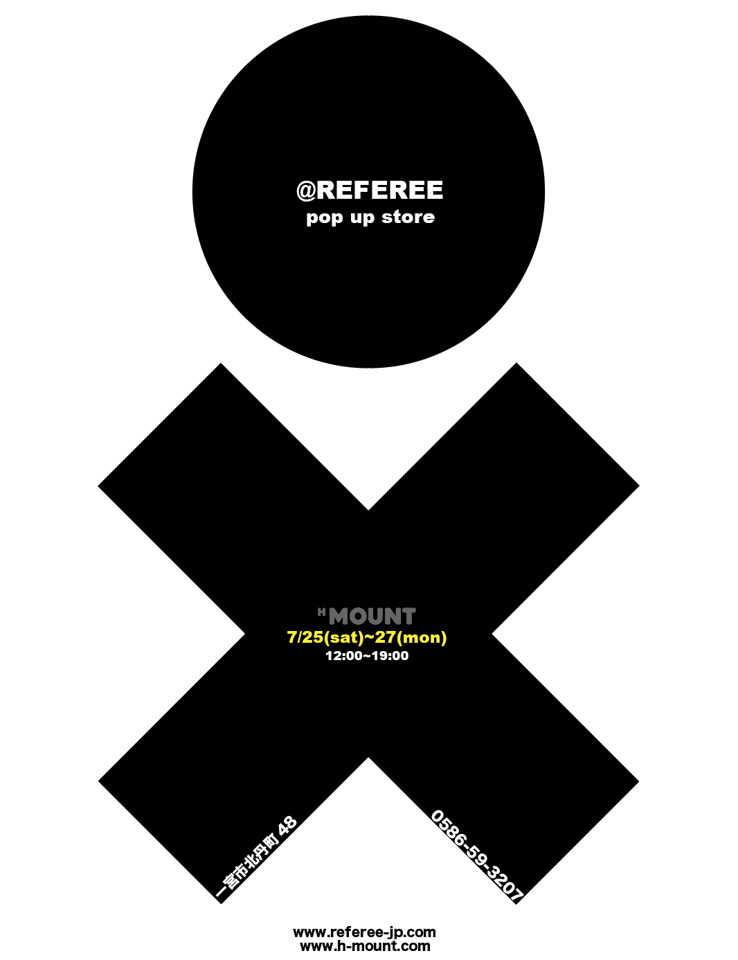 @REFEREE pop up store…