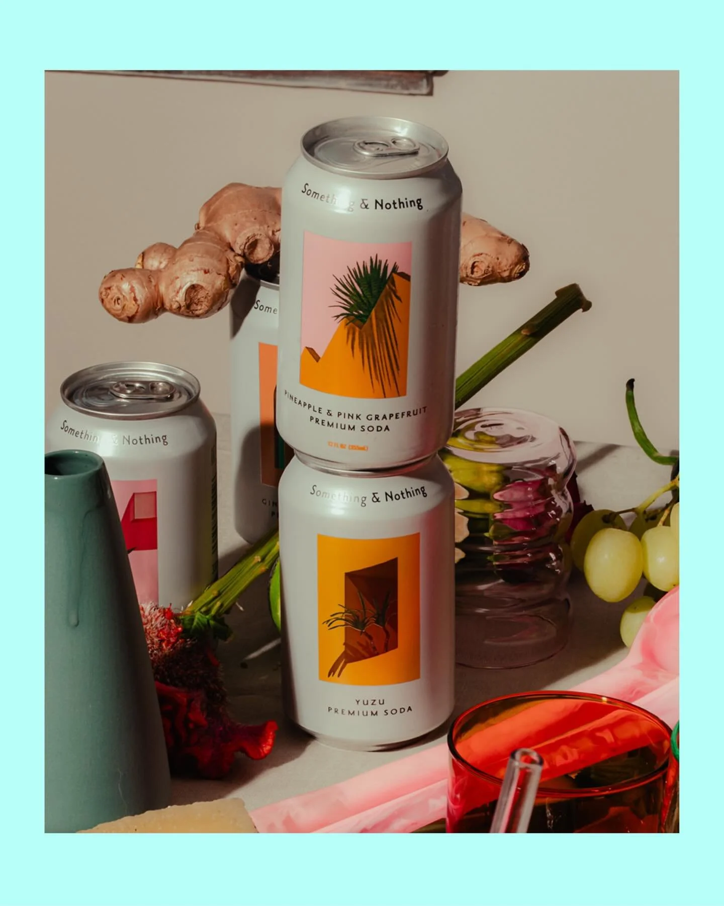Meet Something &amp; Nothing🥤 - A premium &amp; innovative soda drinks brand started up by friends Olly &amp; Rupert. The drinks are made with real fruit &amp; botanicals - no added sugar &amp; no artificial sweeteners. They decided to put an elevat