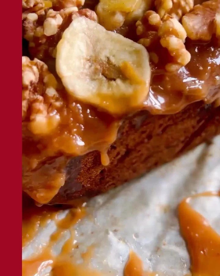 Salted Caramel &amp; Walnut Banana Loaf is back tomorrow! You folksss loveee it! 🍌🍞😍😍🥳✨ It&rsquo;s a gooey adventure &amp; we&rsquo;re here for itttt 🤜🏼🤛🏼🥨 We are open from 11am - 4pm 👋🏼 Grab a Sunday treat &amp; get yourself a loyalty ca
