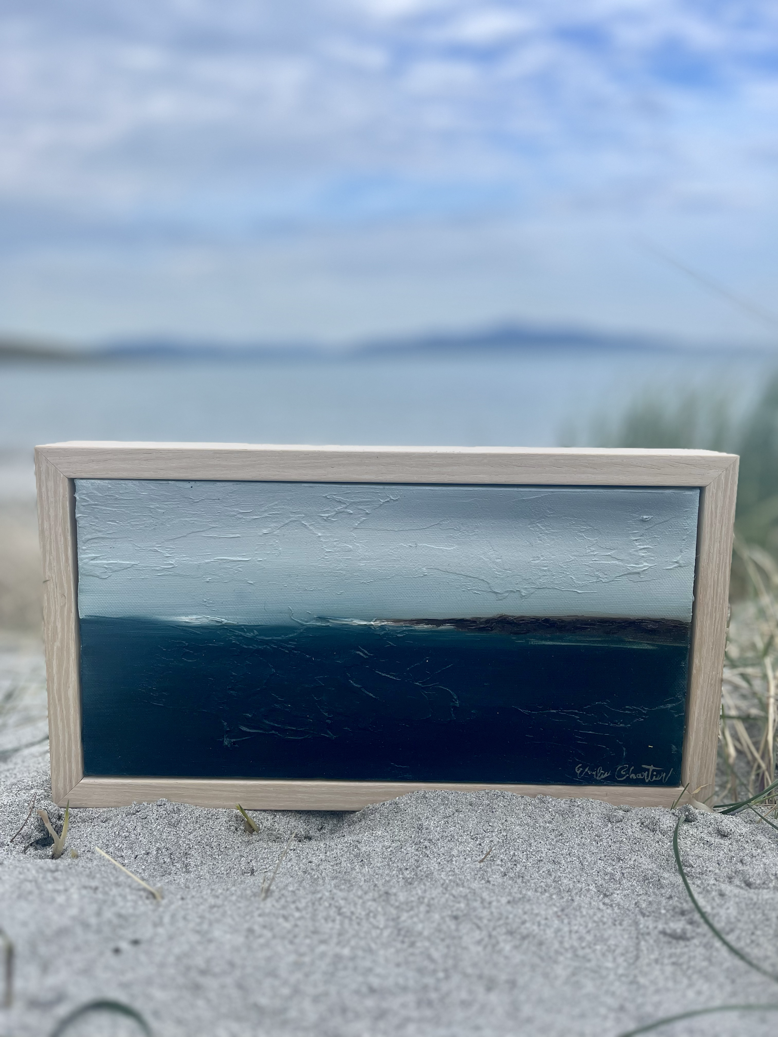 Stillness in the Outer Hebrides - oil on canvas (available)
