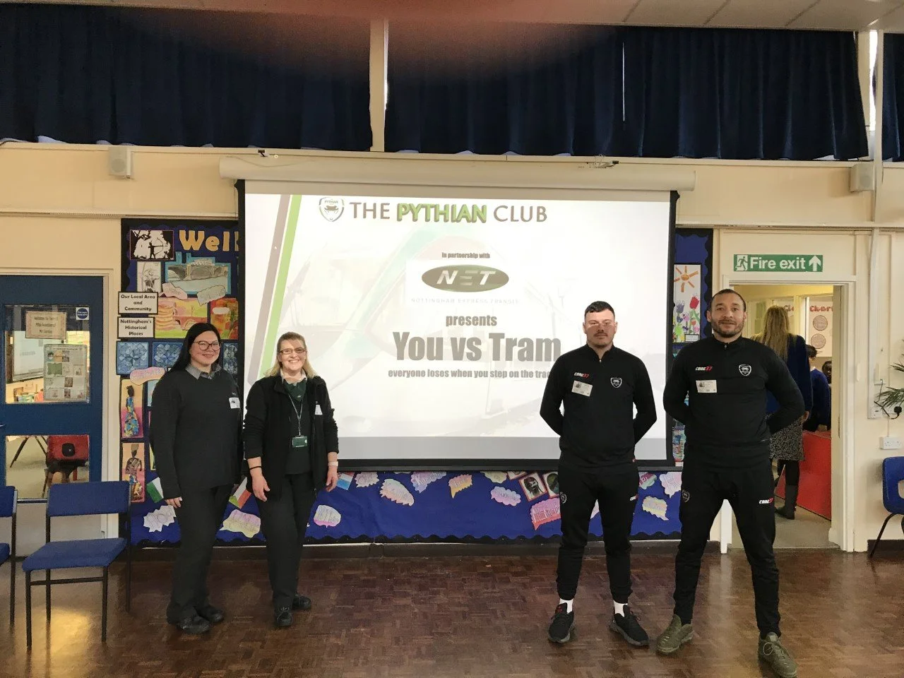 ‘You versus Tram’ safety message