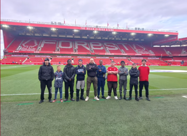 “Nottingham gave out 10 tickets to the Nottingham Forest vs  Fulham Football club match”