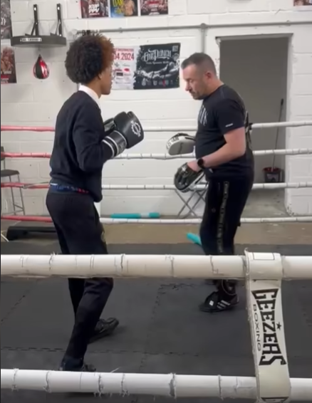 Disciplined. Boxing at the House of fighters 