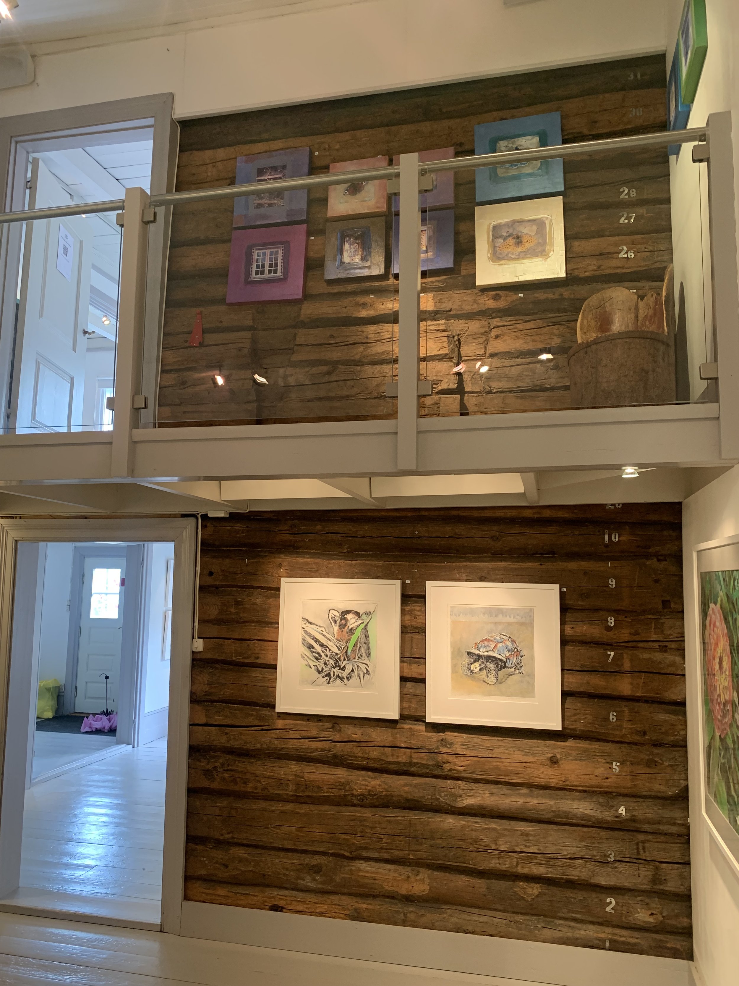Solo exhibition ”Windows to the World”at Reimanngården, Grimstad, house from 18th century, where 15 years old Henrik Ibsen lived for four years and wrote his first play