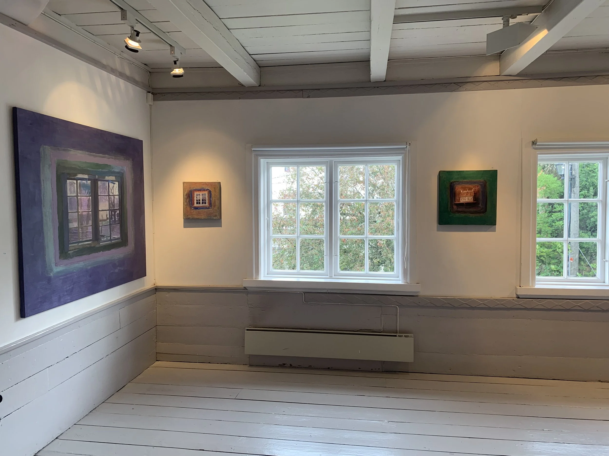 Solo exhibition ”Windows to the World”at Reimanngården, Grimstad, house from 18th century, where 15 years old Henrik Ibsen lived for four years and wrote his first play
