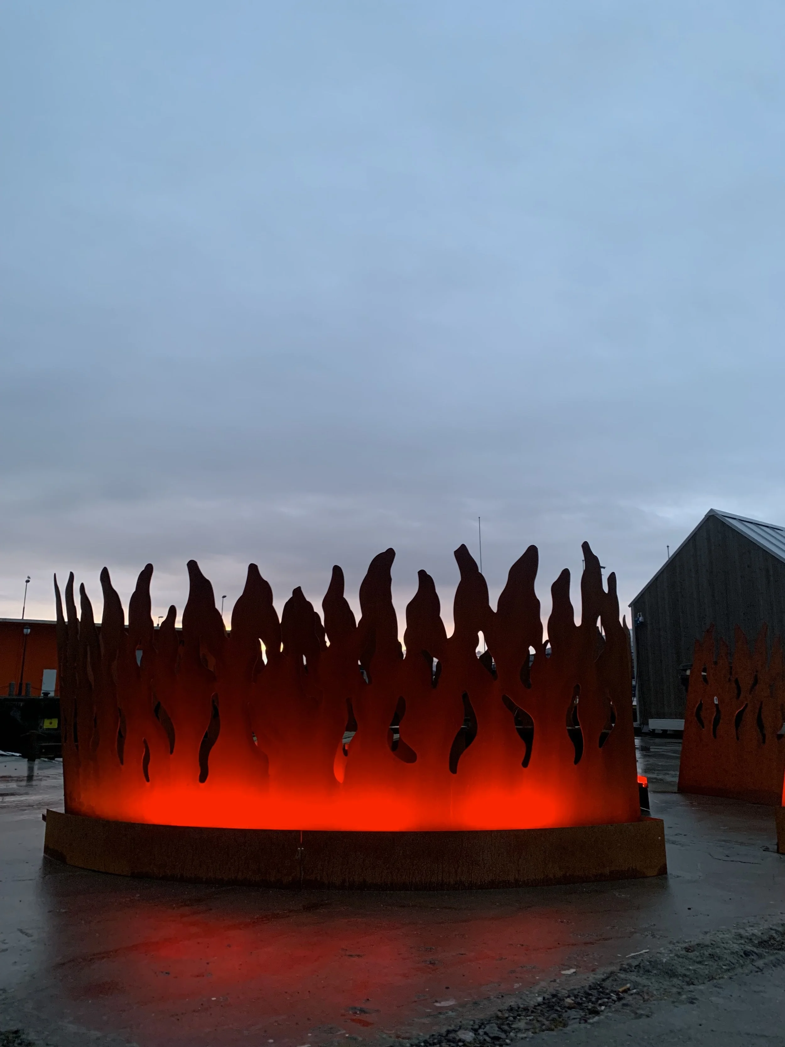 The Bonfire Ålesund side view