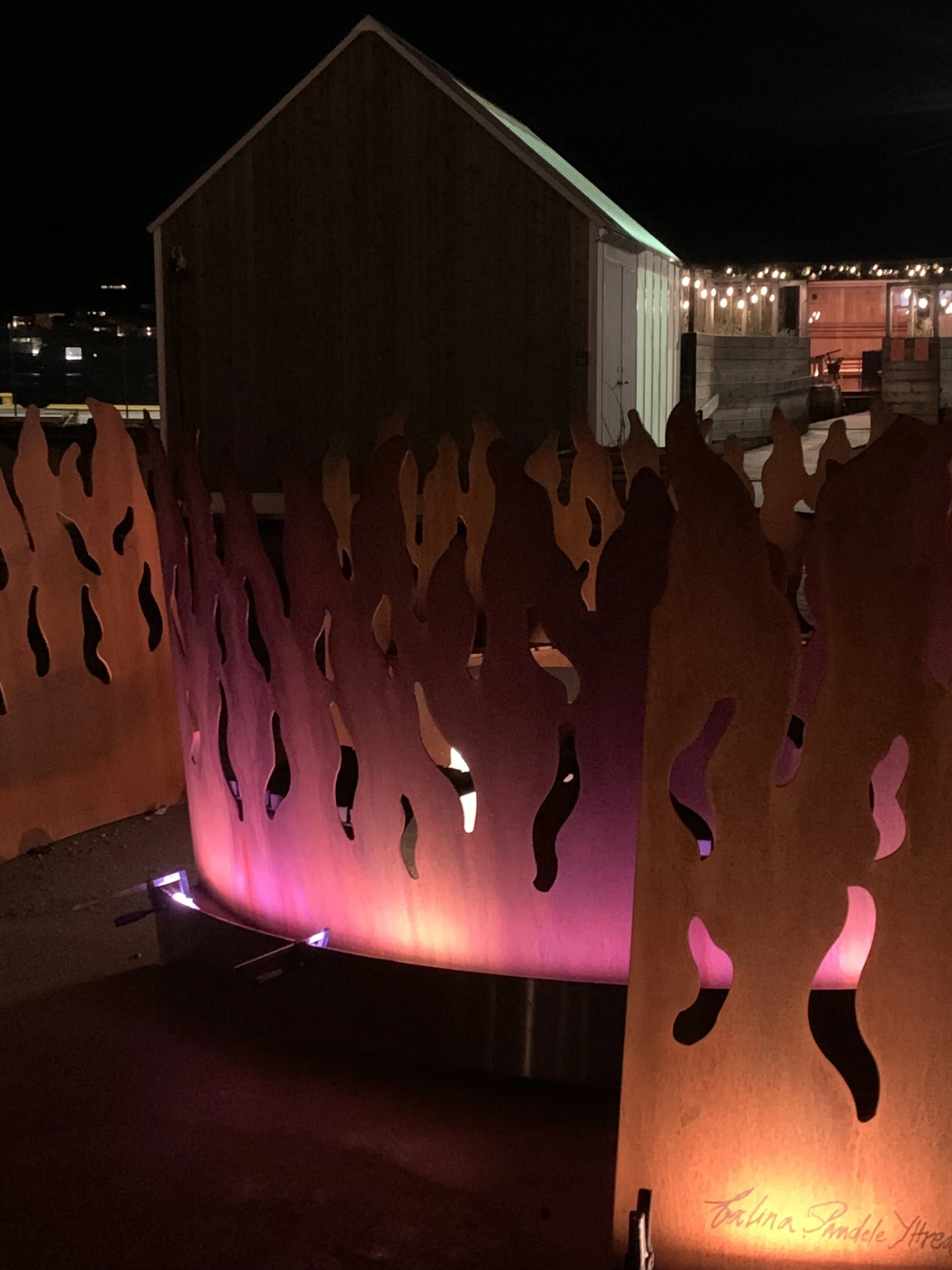 The Bonfire Ålesund night view