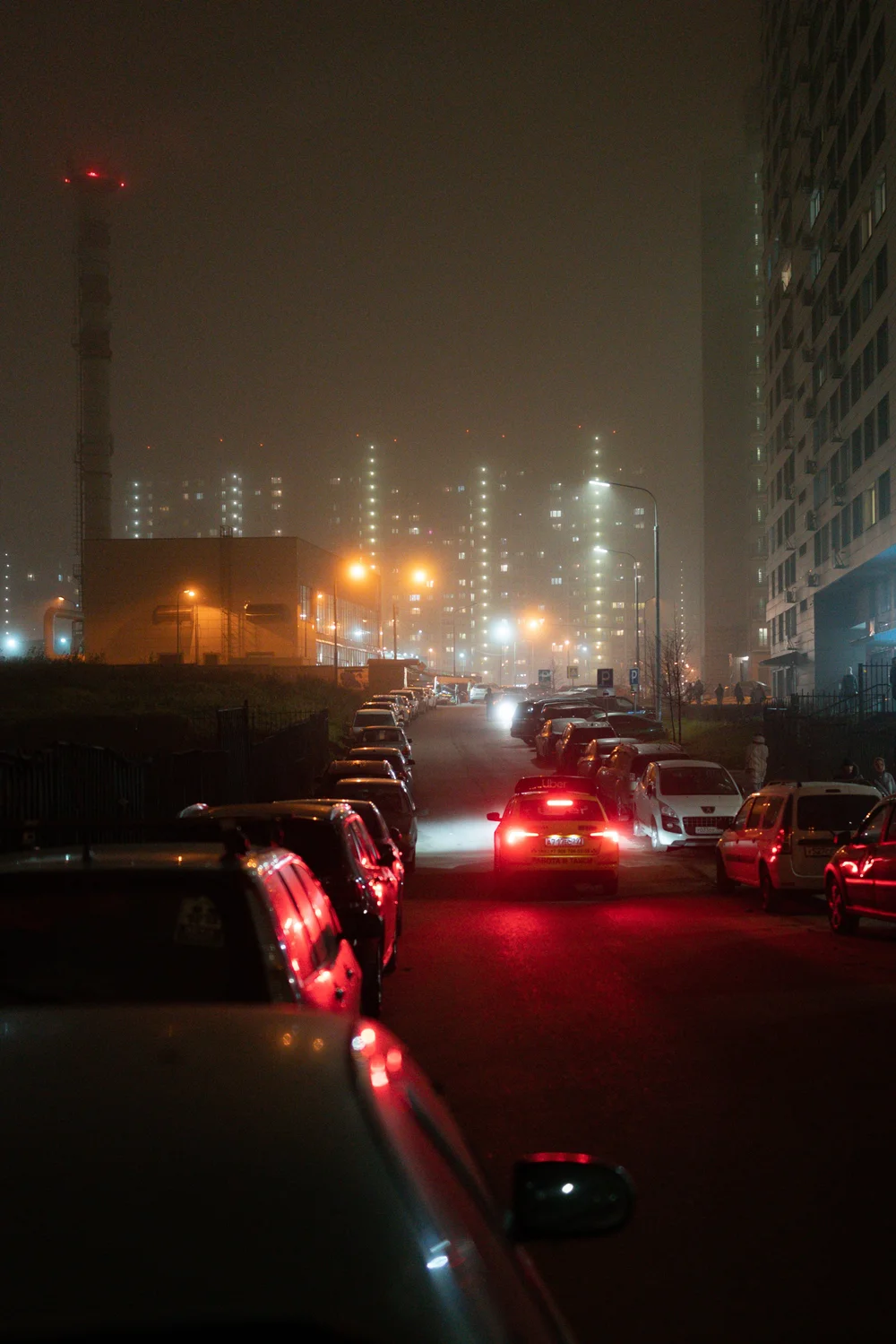Original urban scene before applying the Foggy preset