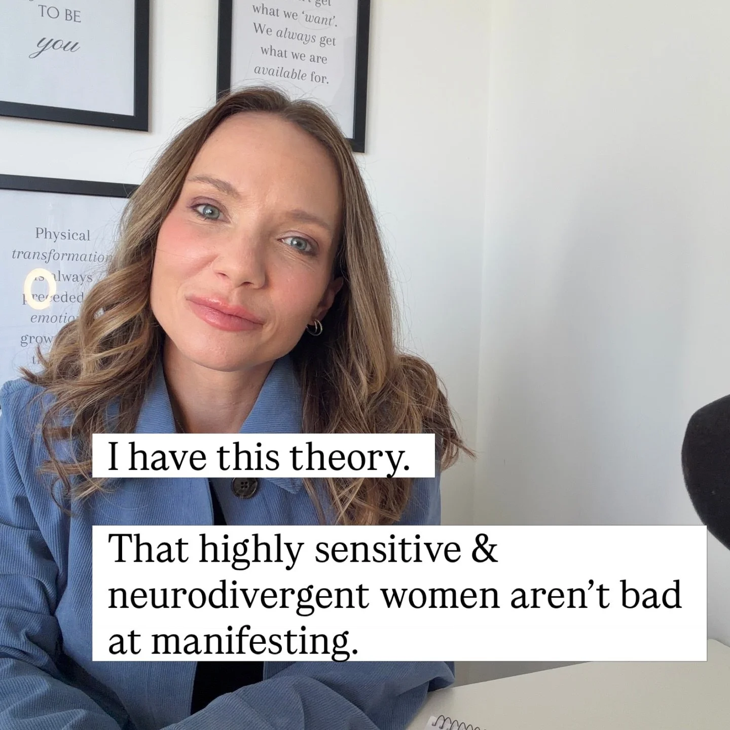 You can fully understand manifestation &amp; it&rsquo;s still &lsquo;not work&rsquo; 

Because it&rsquo;s not about knowing WHAT to do, it&rsquo;s about whether or not your body is on board. 

HS &amp; ND women can&rsquo;t just follow instructions - 