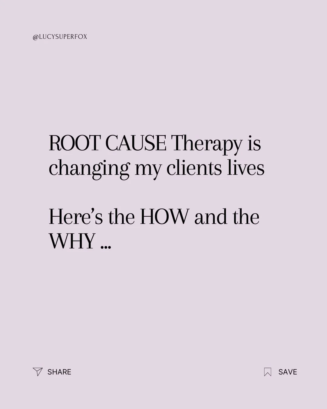 Most women are trying to fix the symptoms and cope with the issues whilst the ROOT cause pattern is still running the show &hellip; 

Emotional eating to overthinking. It&rsquo;s not &lsquo;just how you are&rsquo; it&rsquo;s a pattern that once prote