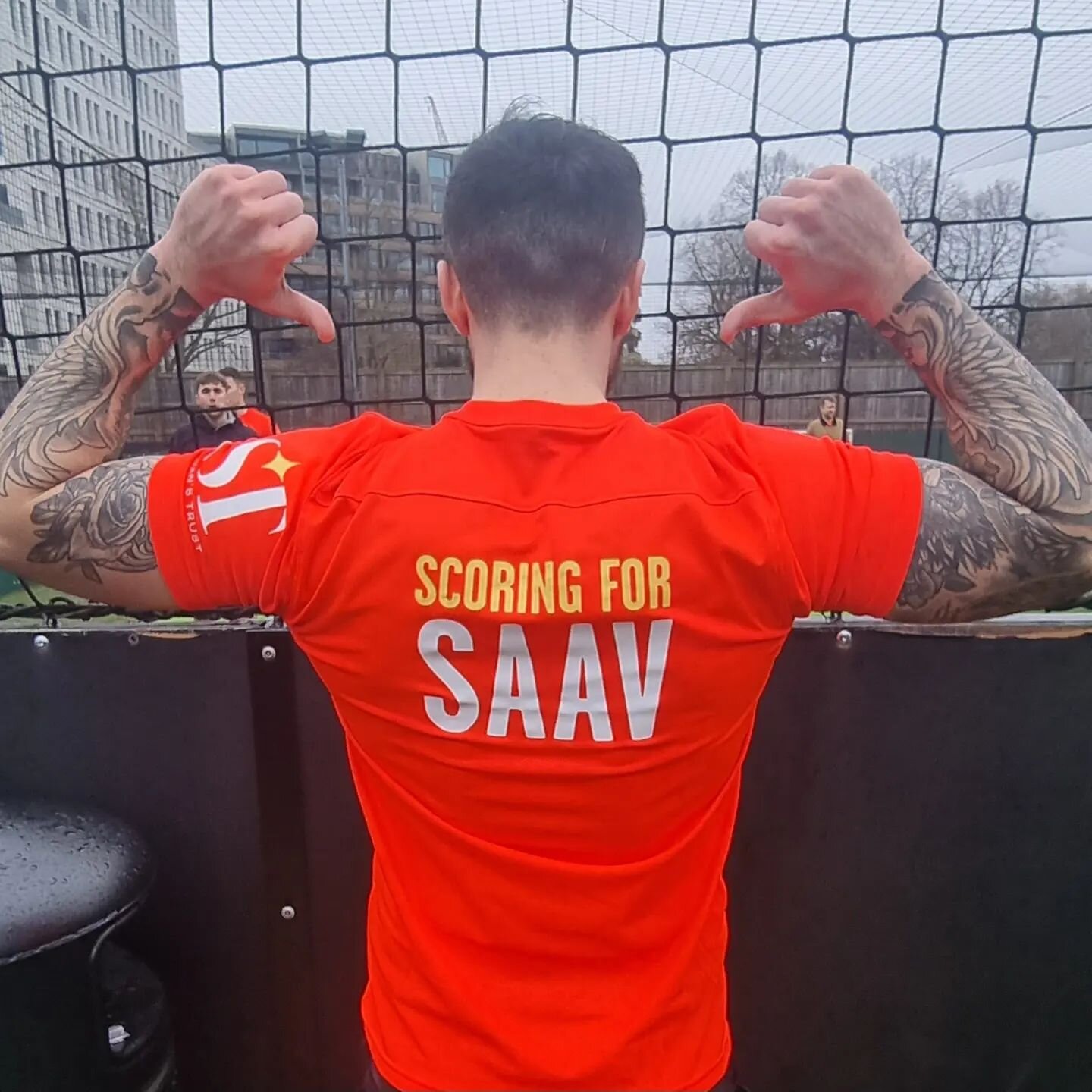 Scoring for Saav &ndash; a team of players from @bulletproofintl are lacing up their boots&nbsp;to take part in a charity five-aside football match today. The Bulletproof Team have chosen&nbsp;Saavan&rsquo;s Trust as their charity and if they one of 