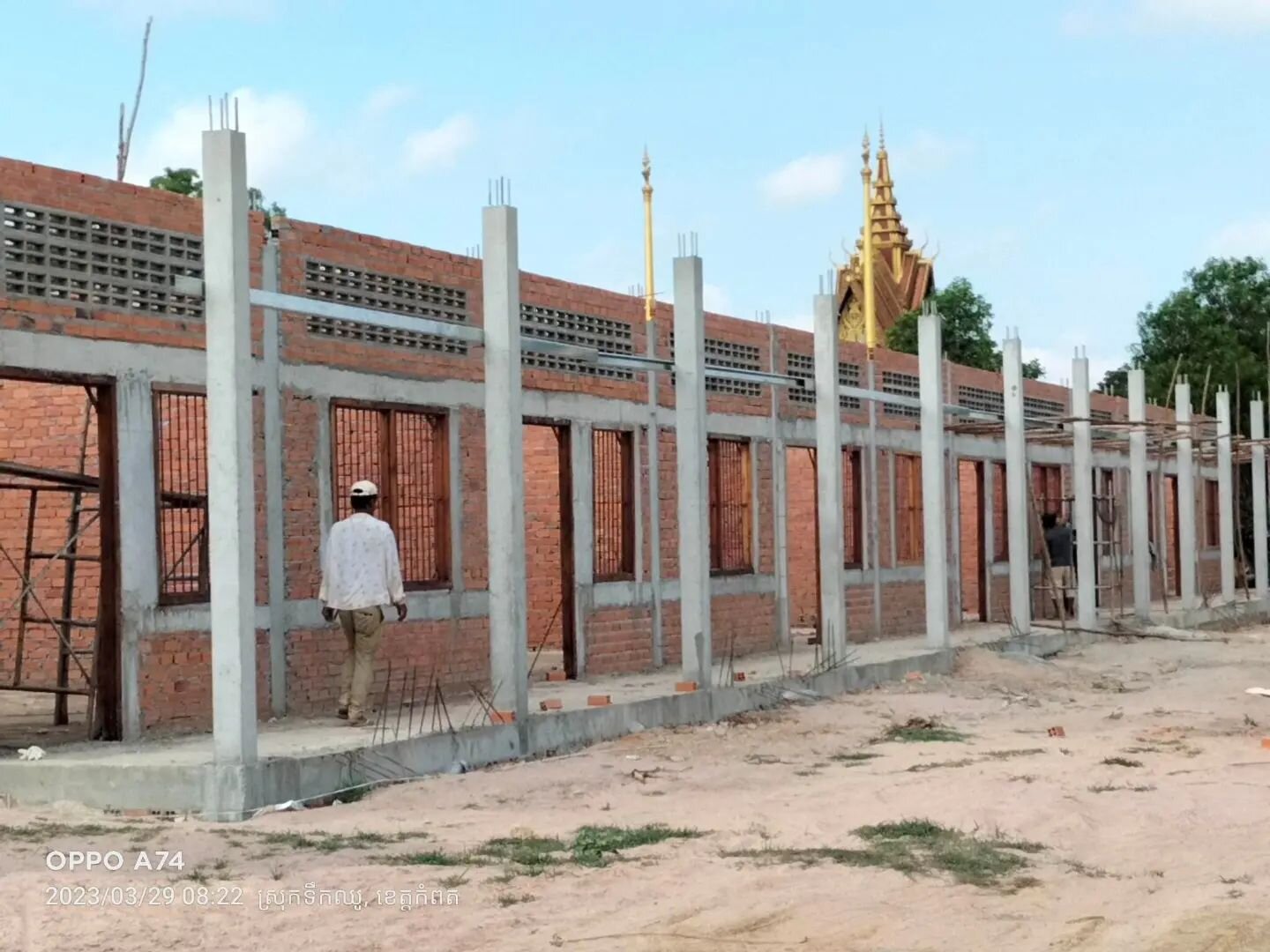 Post 2 

It has been less than ten week&rsquo;s since we first stepped on site at Oddon Meachey Primary&nbsp;School in Kampot to begin the build of the secondary school there and we are blown away&nbsp;by the progress the team of builders have made s
