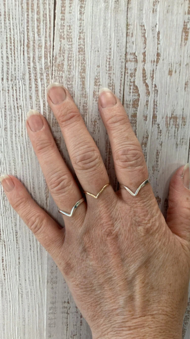 sterling silver stacking rings