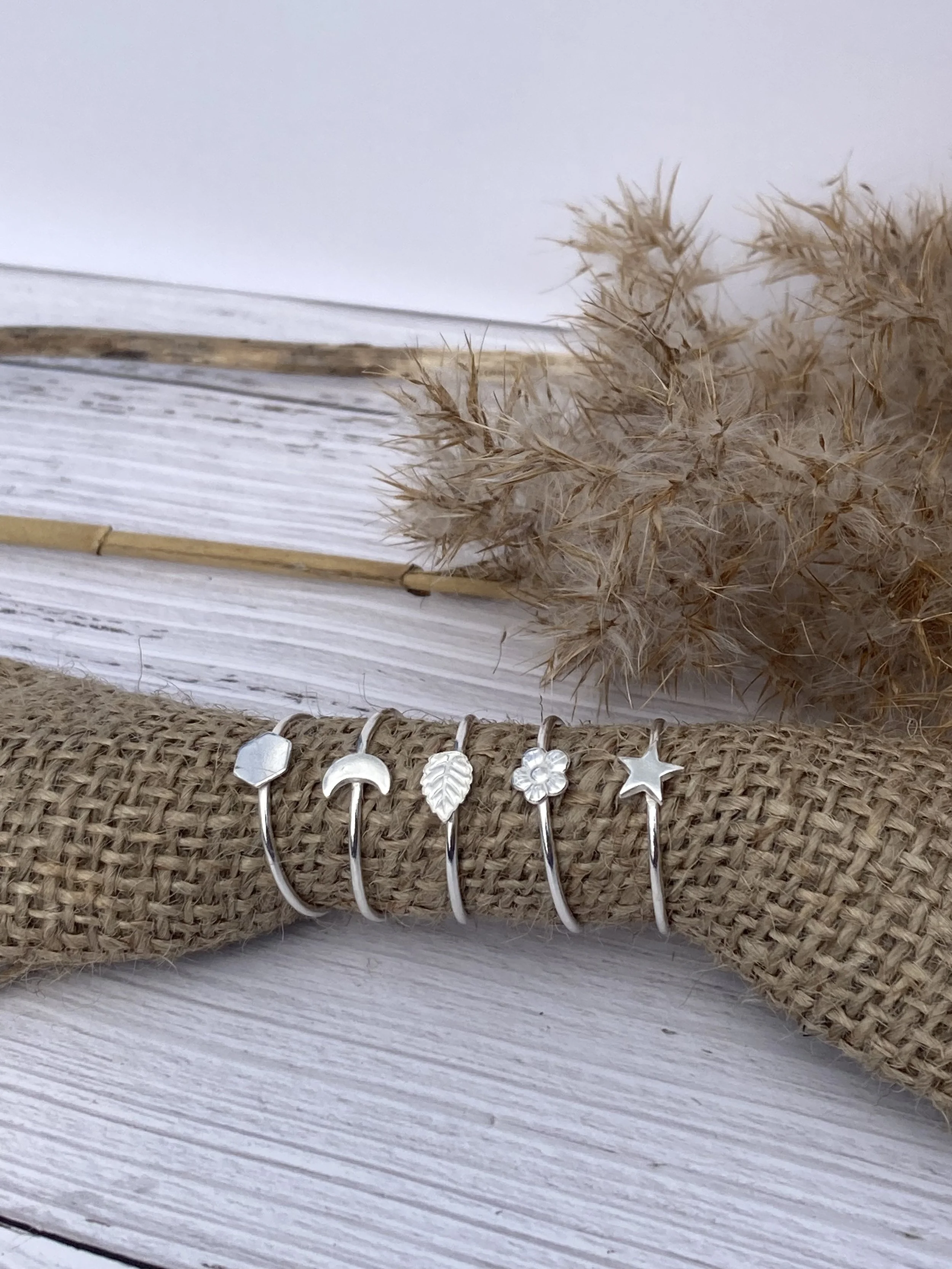 sterling silver stacking rings