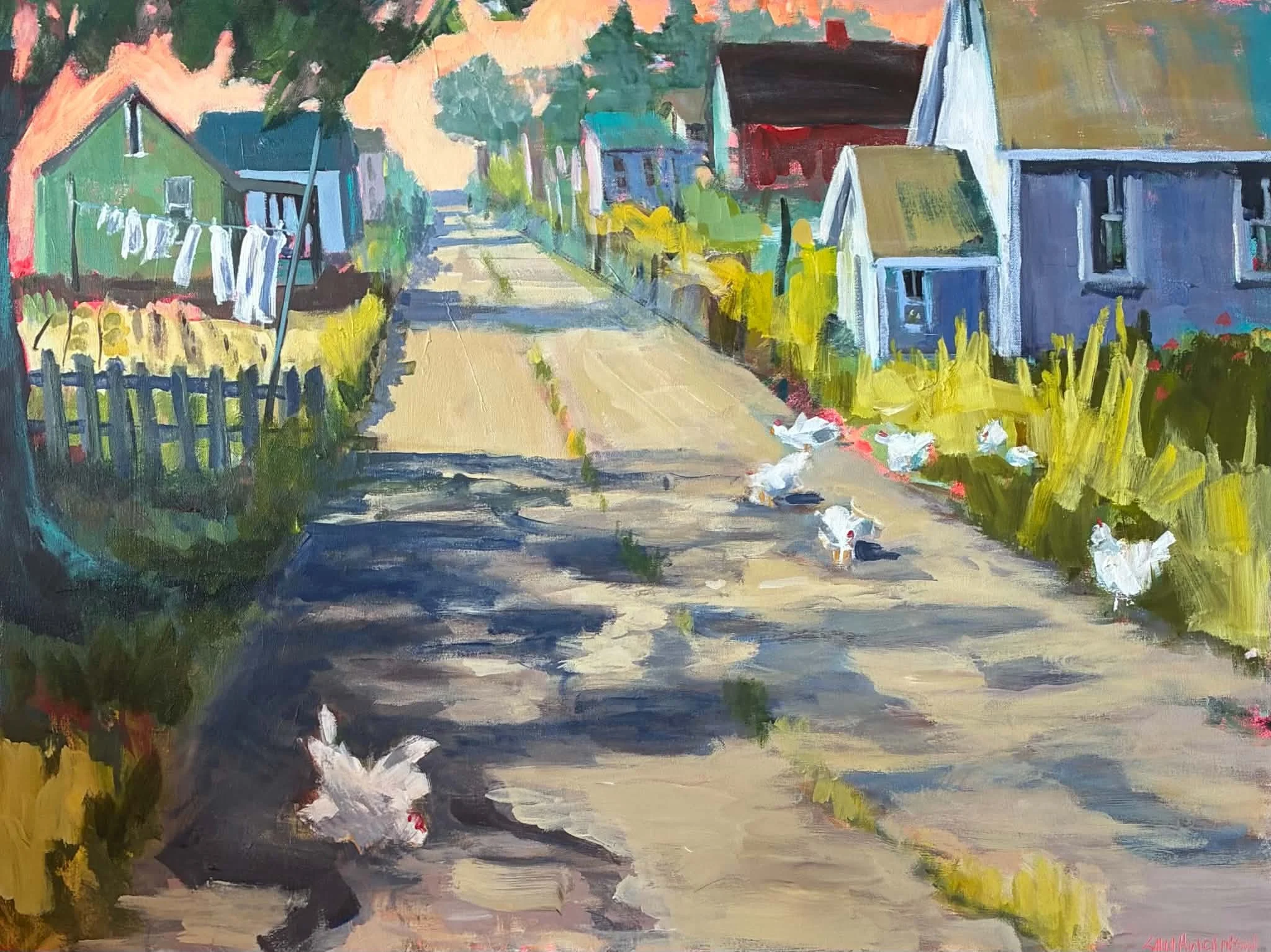 Rush Hour 
30x40 acrylic on canvas
1500.00