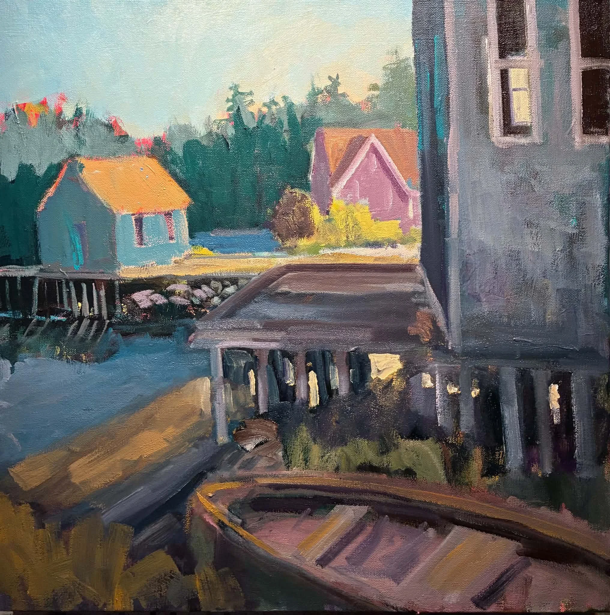Hauled Up 20x20 
oil on canvas 
380.00