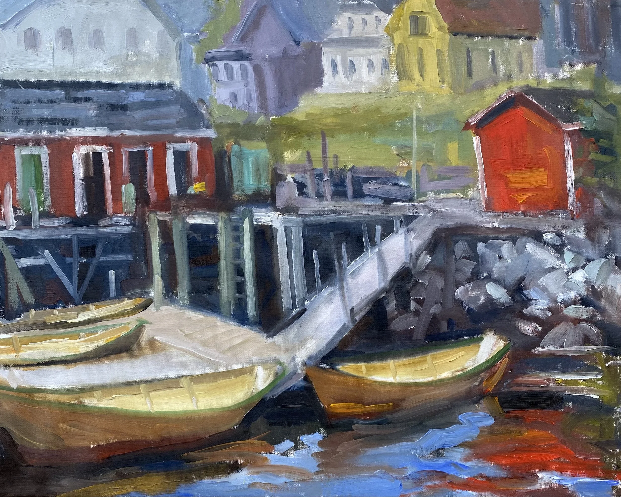 
Dories 
16x20 oil on canvas
380.00