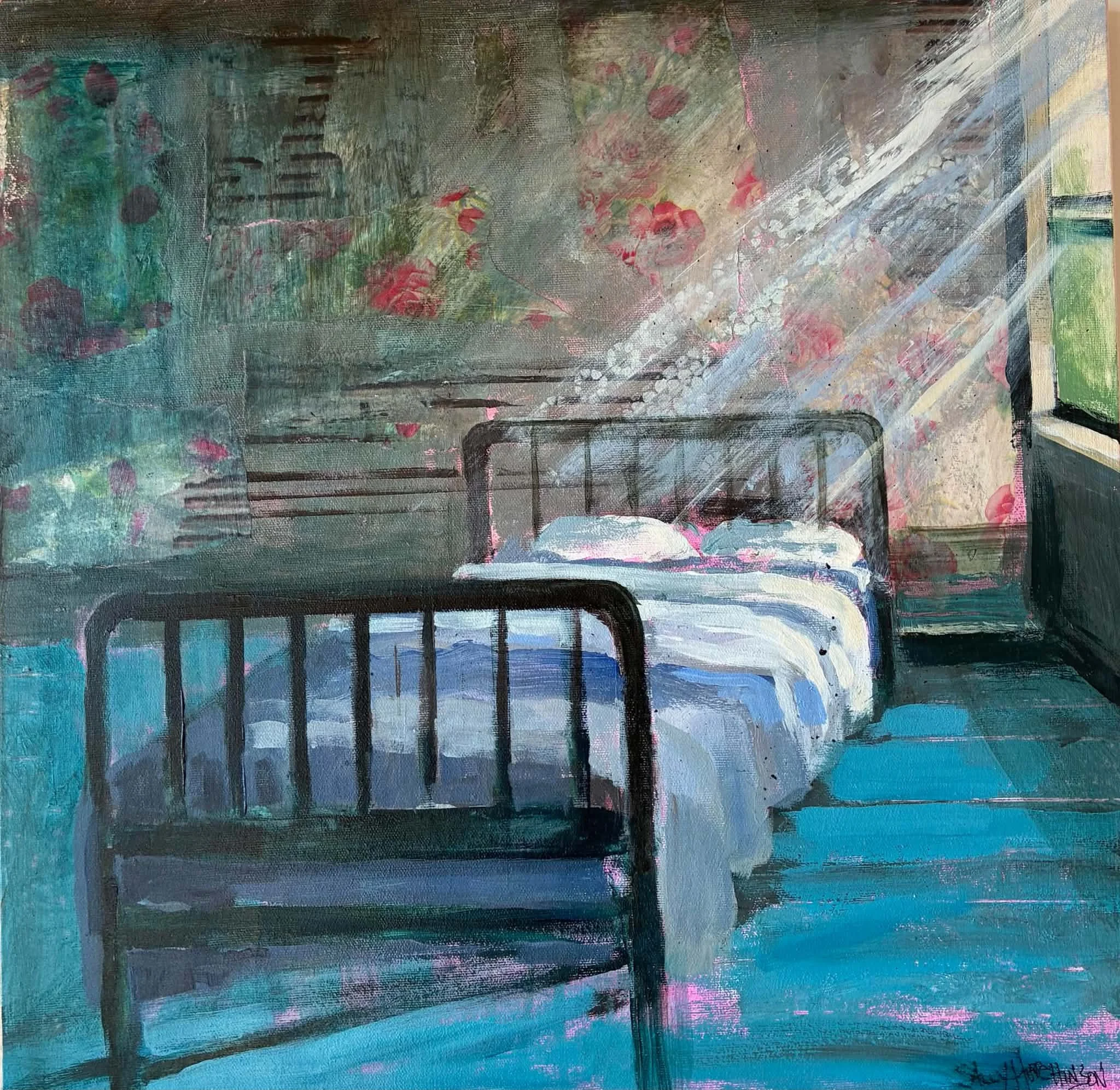 Where we Dreamed 
collage on canvas
380.00