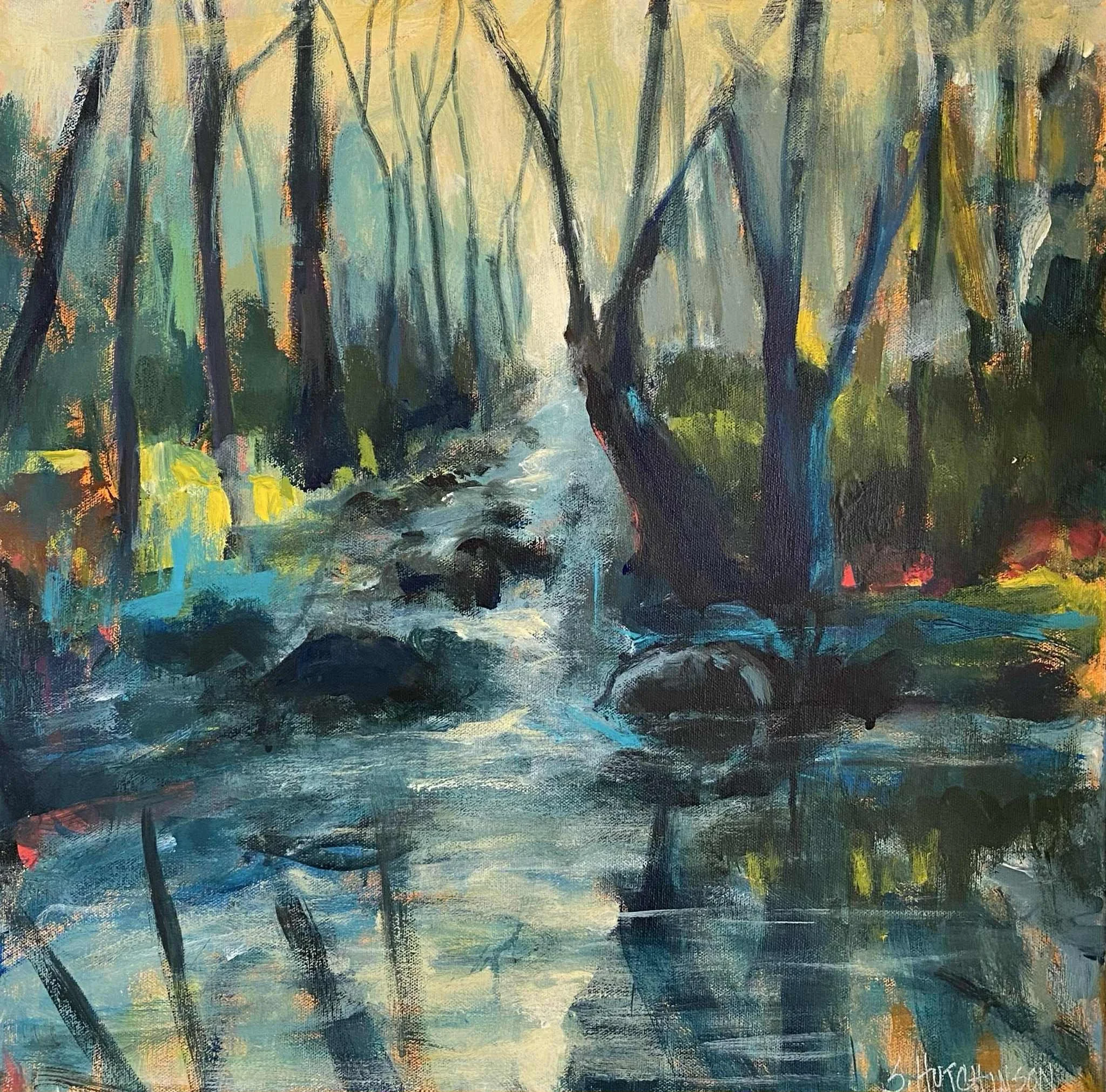 “A Place to Imagine” 20x20 acrylic on canvas 380.00