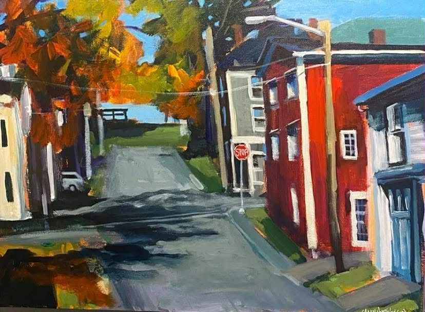 Looking up Prince 18x24 acrylic on canvas 480.00