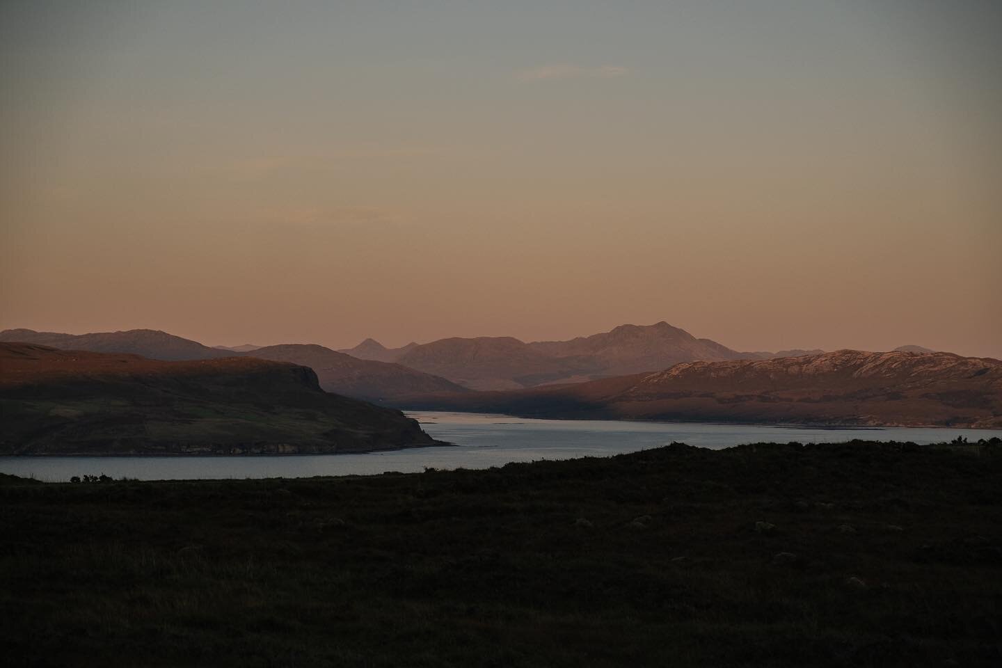 Today I seem to be particularly short on words, but here is a sunset on Skye.