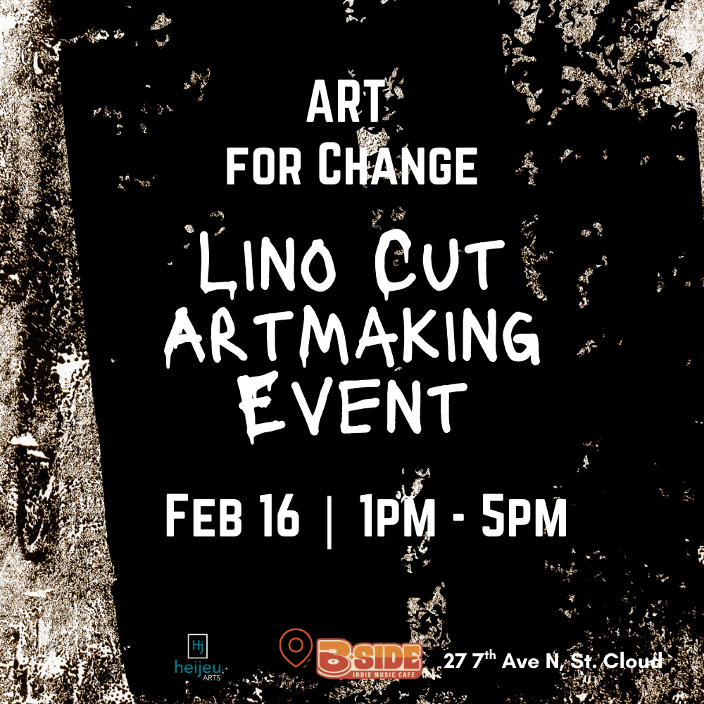 Art For Change: Lino Art Making Event