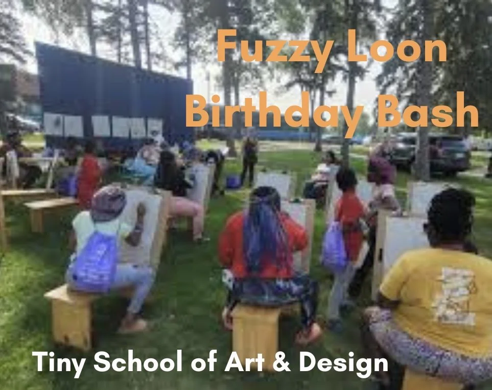 Tiny School of Art &amp; Design - Fuzzy Loon Birthday Bash