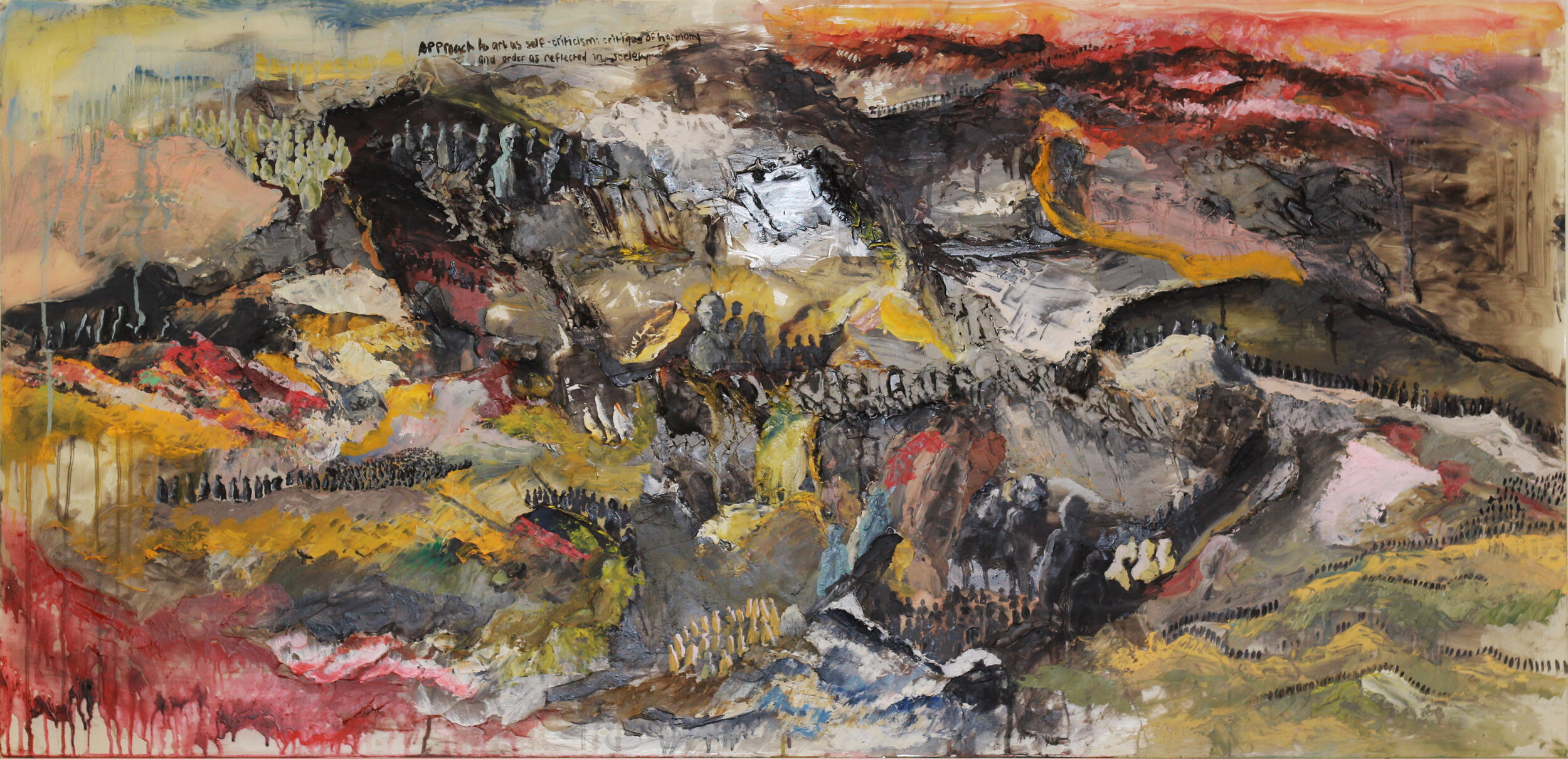 Oil on plexiglass, 2018.