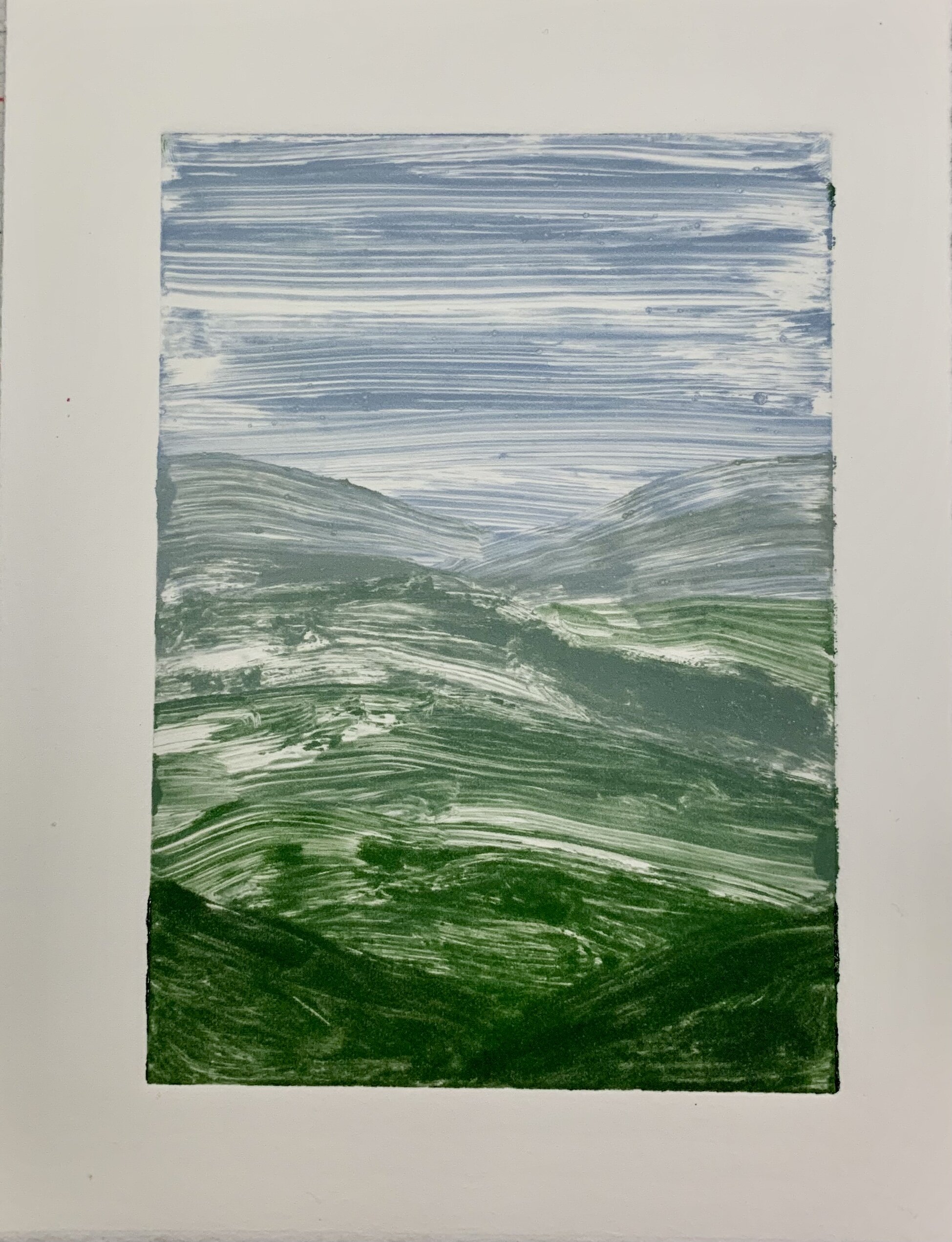 Monotype print, 2021.