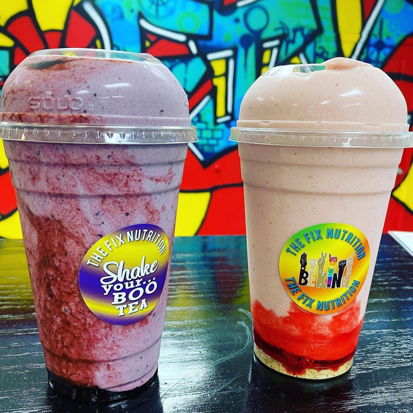 Who is feeling fruity today?
Mixed Berry (left) or Strawberry milkshake?