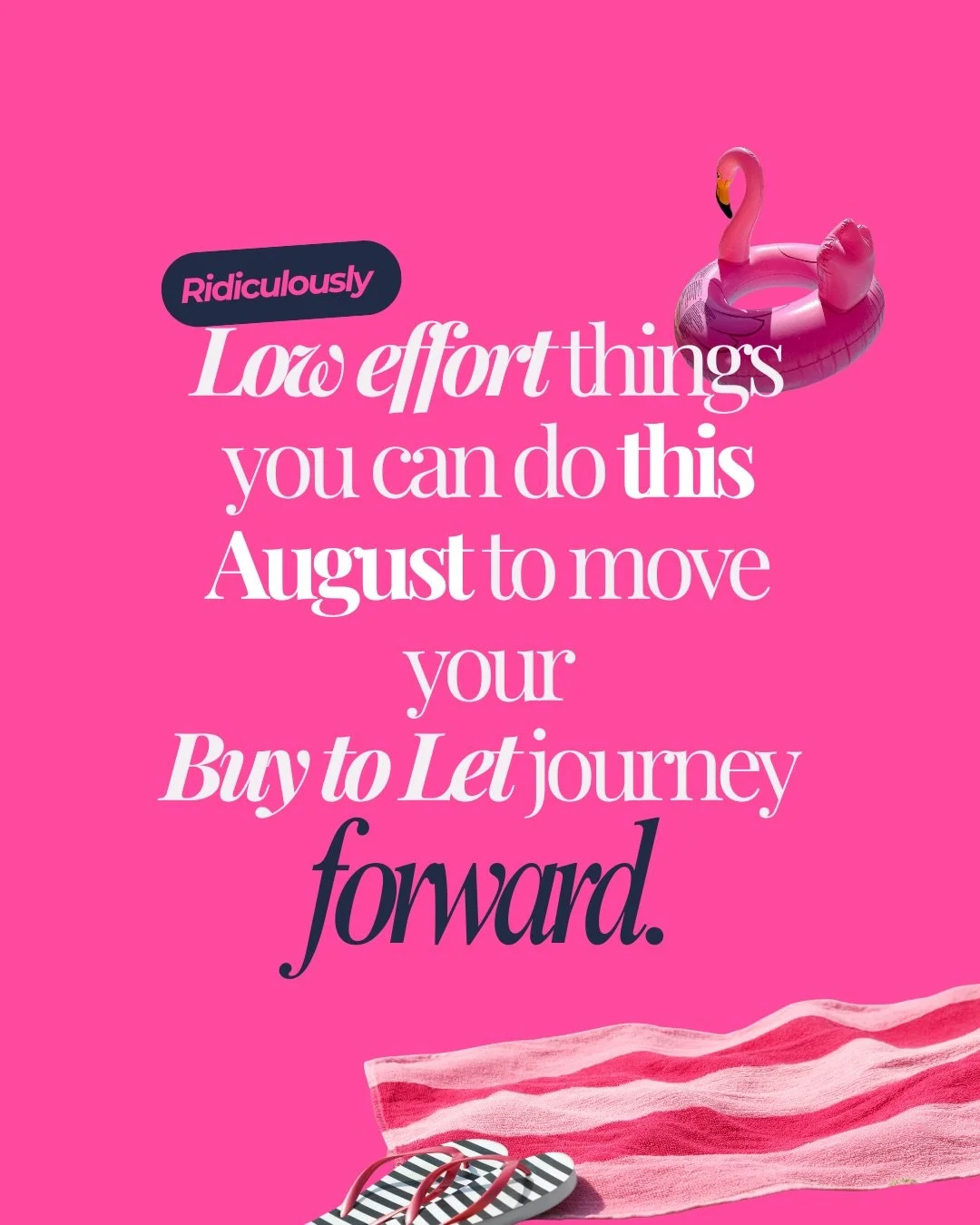 Most can be done from sun lounger/poolside bar/riverside restaurant/BBQ. You&rsquo;re welcome 😘 

#buytolet #propertycoach #femalefinancialempowerment