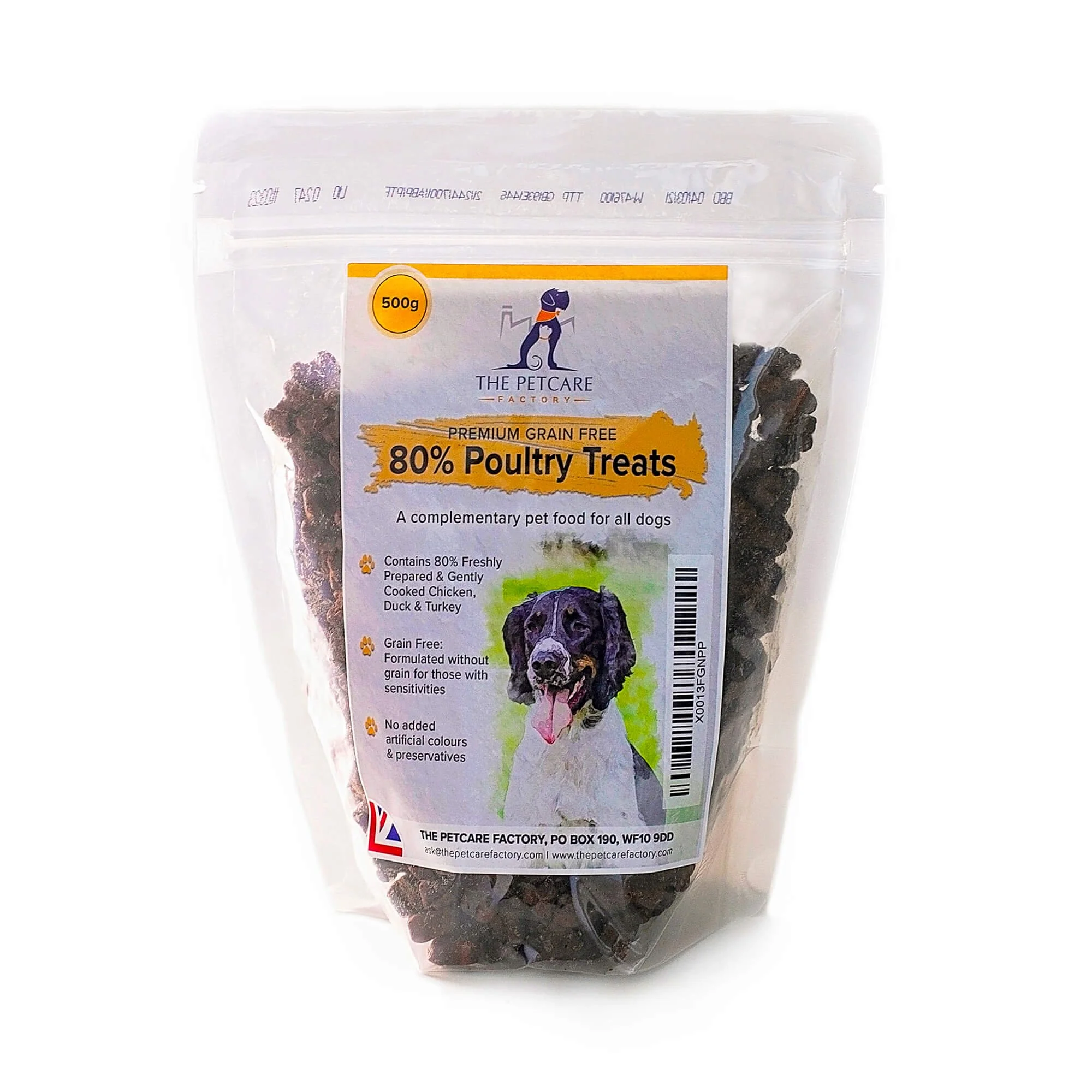 Premium Grain Free 80% Poultry Dog Treats (1 Pack)