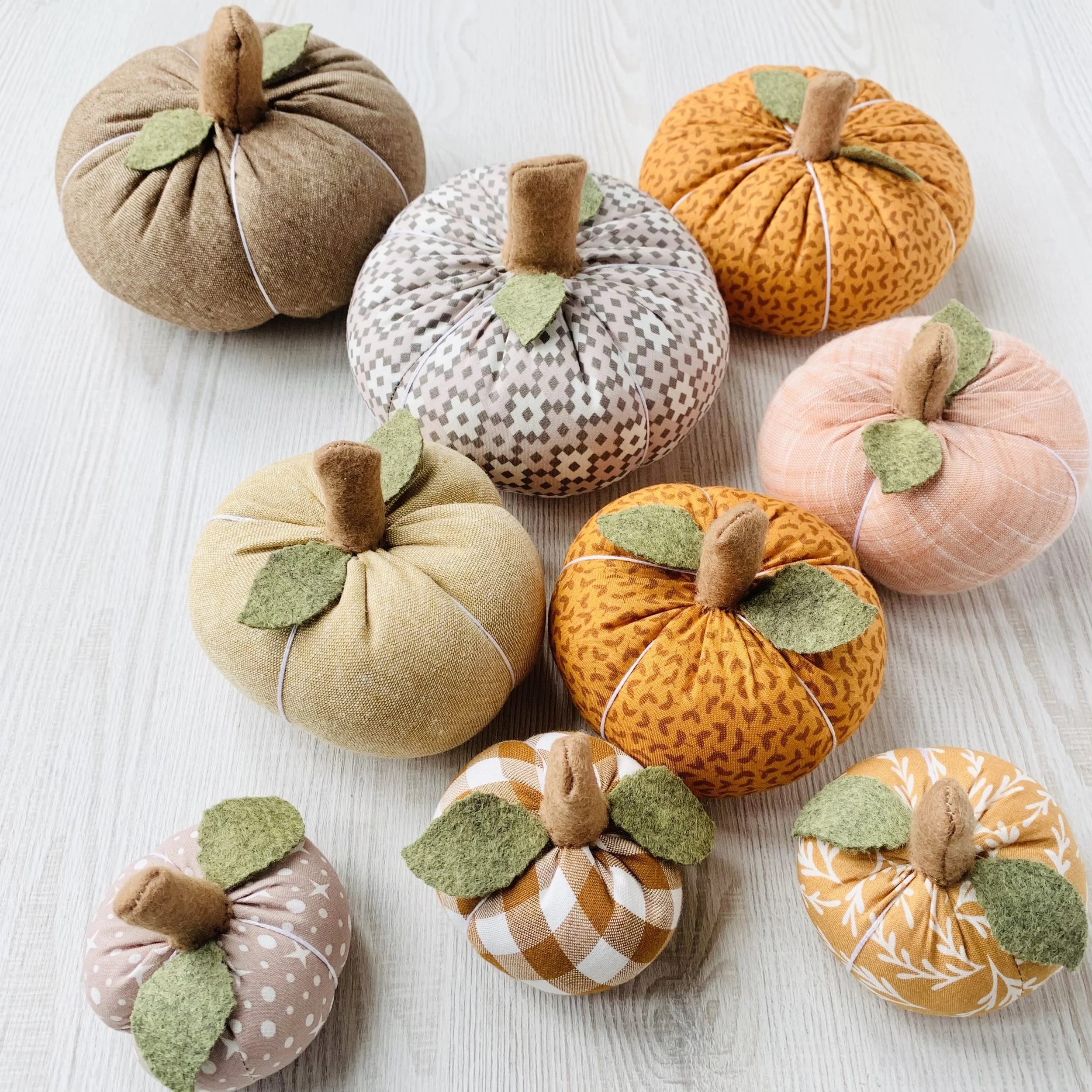 Fabric Pumpkin PDF Pattern
