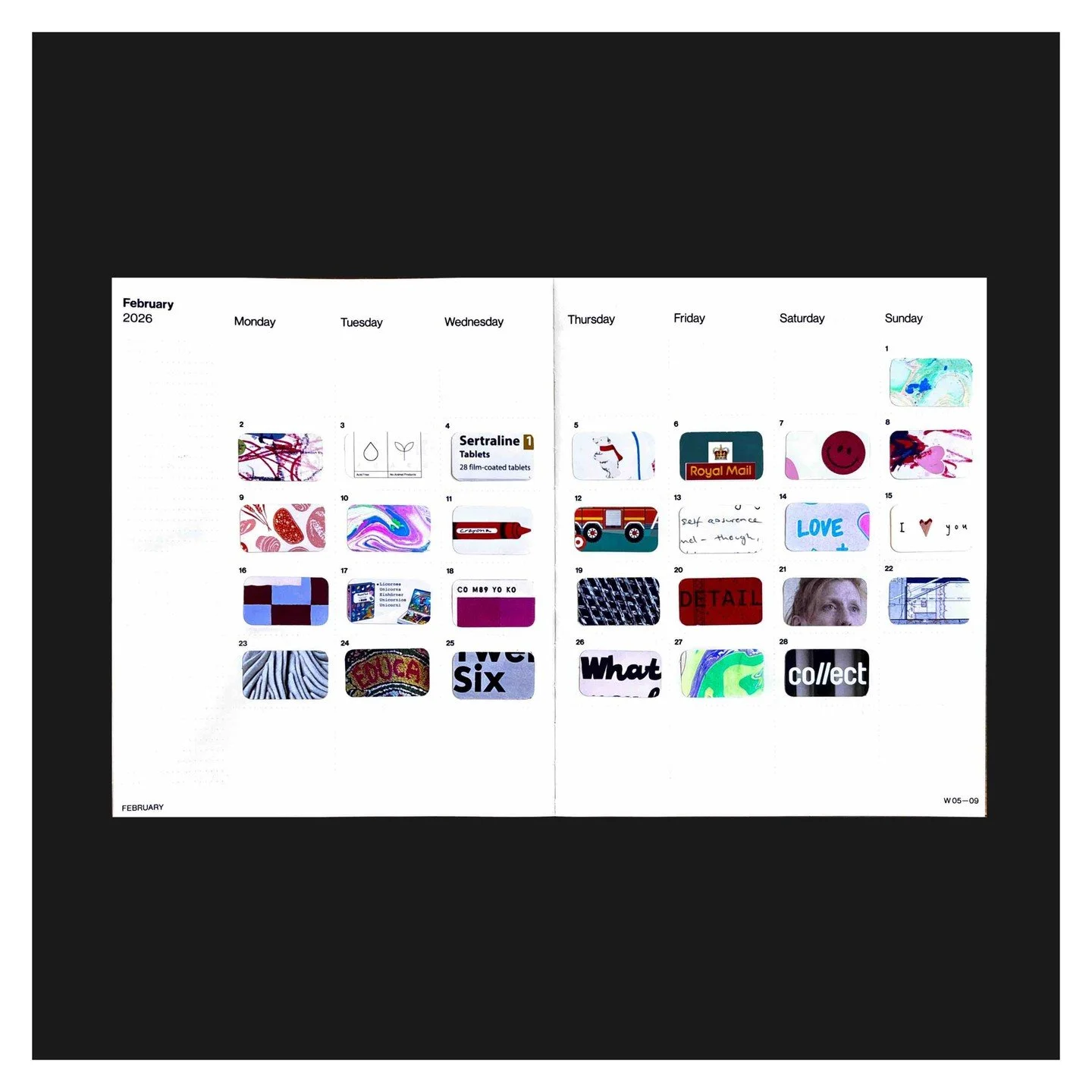 Another month, another set of paper finds.

The front pages of my Pith Supply Co (@pithsupply) planner are slowly turning into a tiny analogue archive holding bits of packaging, print ephemera and toddler artwork that caught my eye this month.

If yo