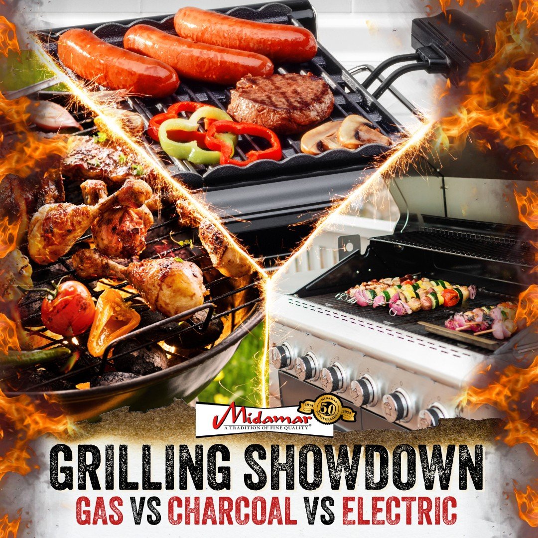 Gas, charcoal, or electric: which grill reigns supreme? 🔥🤔 Join the debate as we compare the pros and cons of each grilling method.

#MidamarHalal #Halal #GrillingMethods #GrillingSeason
