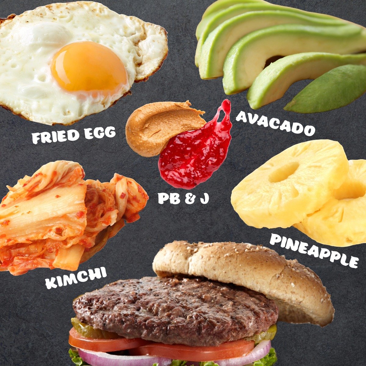 Celebrate National Burger Month with a twist! 🍔 Have you given any of these unique burger toppings a try? Let us know!

#MidamarHalal #Halal #HalalBurger #NationalBurgerMonth