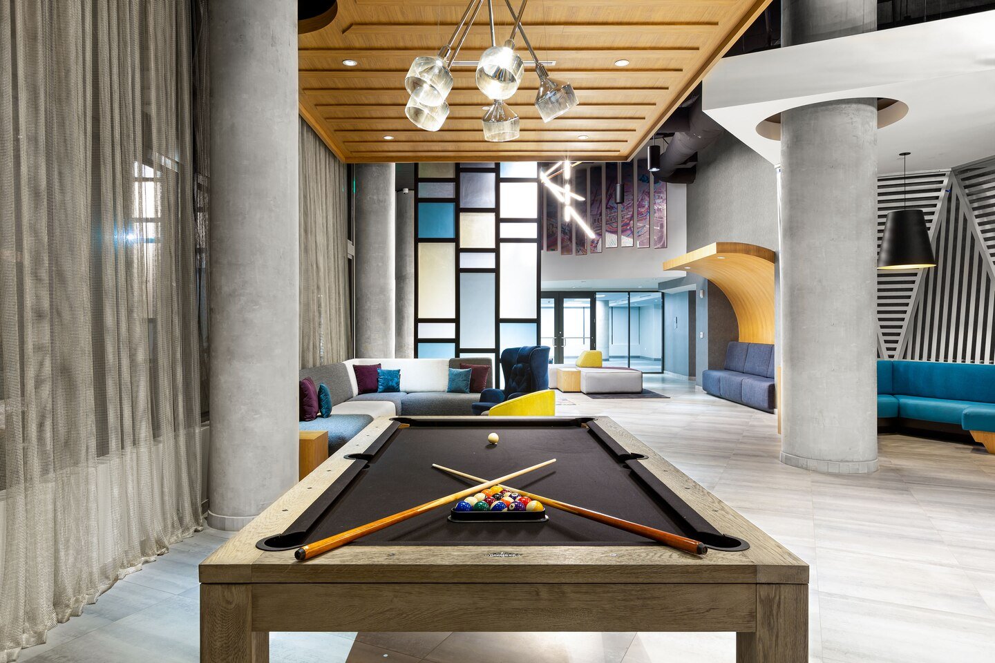 Aloft San Juan Puerto Rico - Pool Table Public drapes.jpg