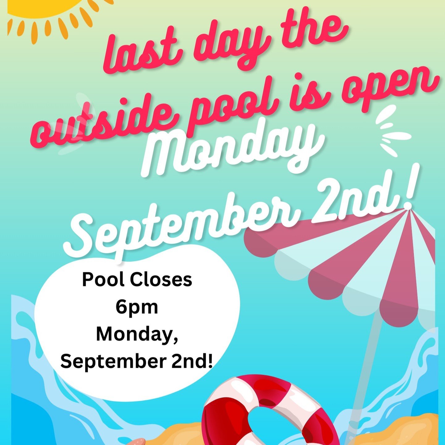 Get your swim on before 6pm on Monday, September 2nd!
#taosspa #laborday #pool