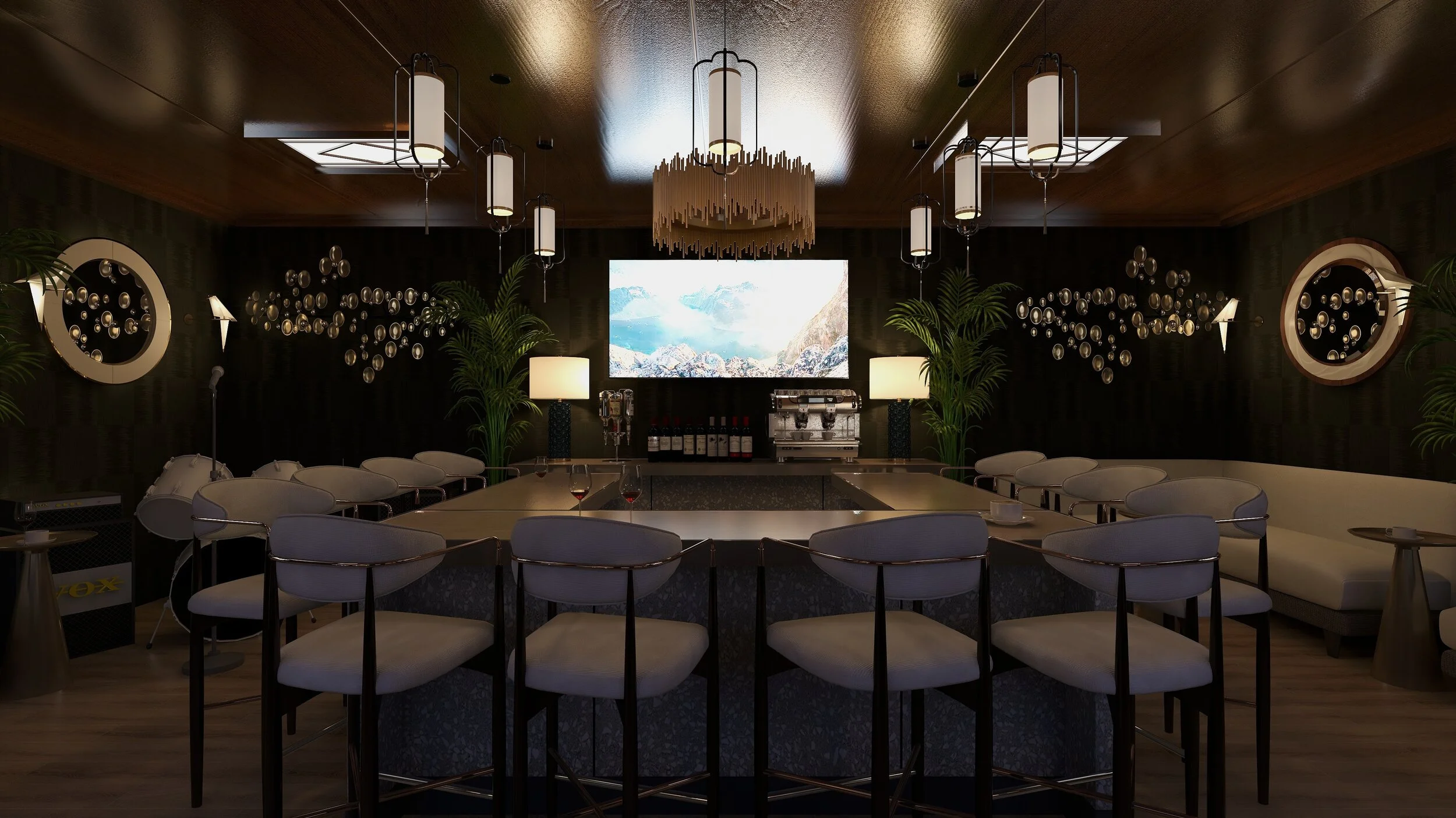 Jazz Lounge — Inviting Interior Style by Jennifer Collins | Custom