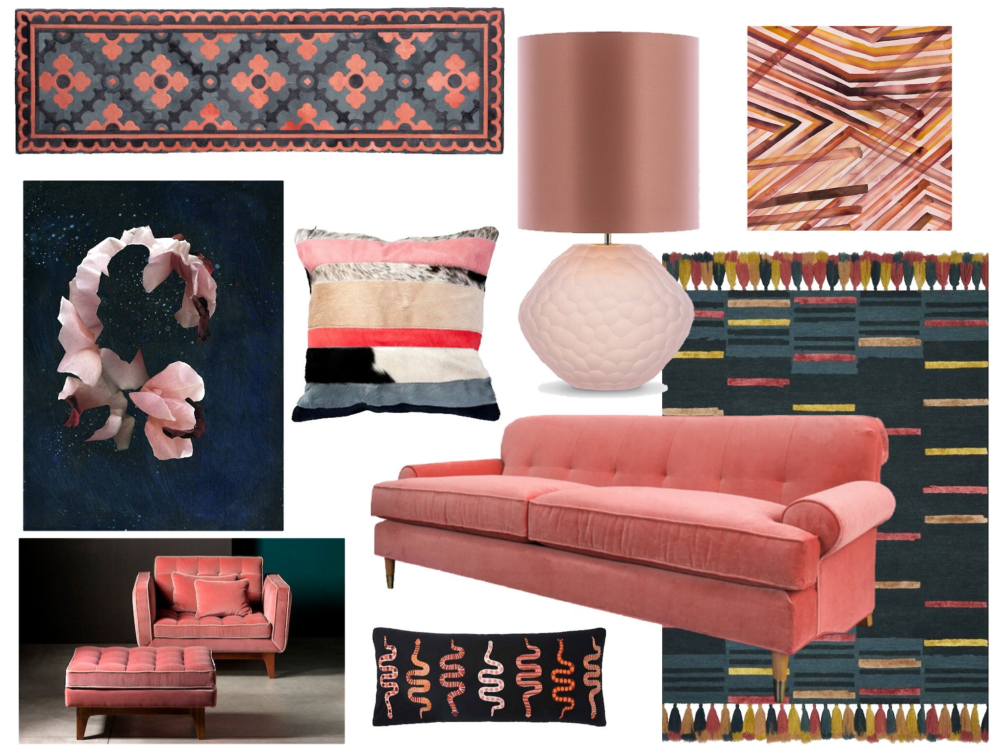 Courageous Coral Rose & Black by Inviting Interior Style.jpg