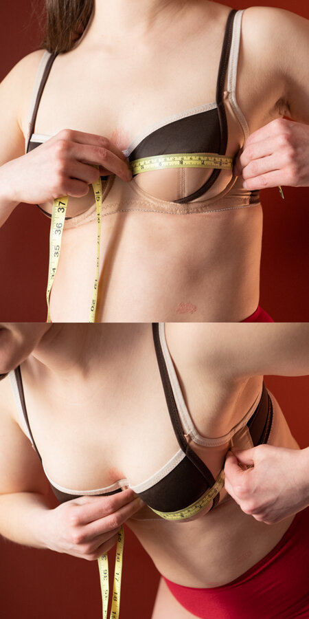 Grab a tape measure and follow along with @jennacurran as she shows us how to  measure your bra size (the real way!). #BraSizing #BraSizin