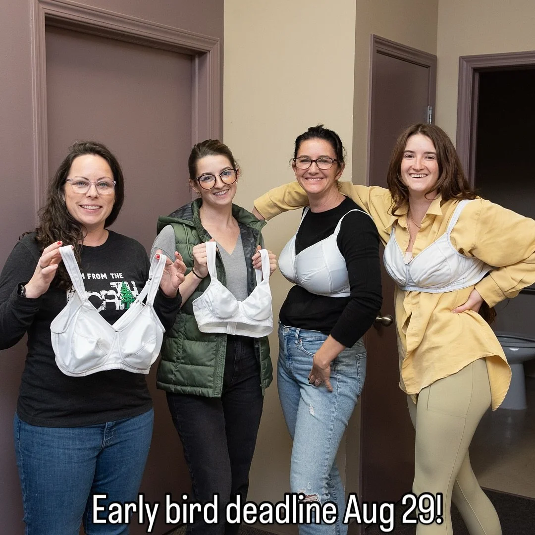 My bra making workshop at The Sewing Machine store @thesewingmachinestore in Saskatoon is coming up in September. Early bird deadline is tomorrow, Aug 29. Sign up soon to save.

Registration is through the Sewing Machine Store. More details at my lin