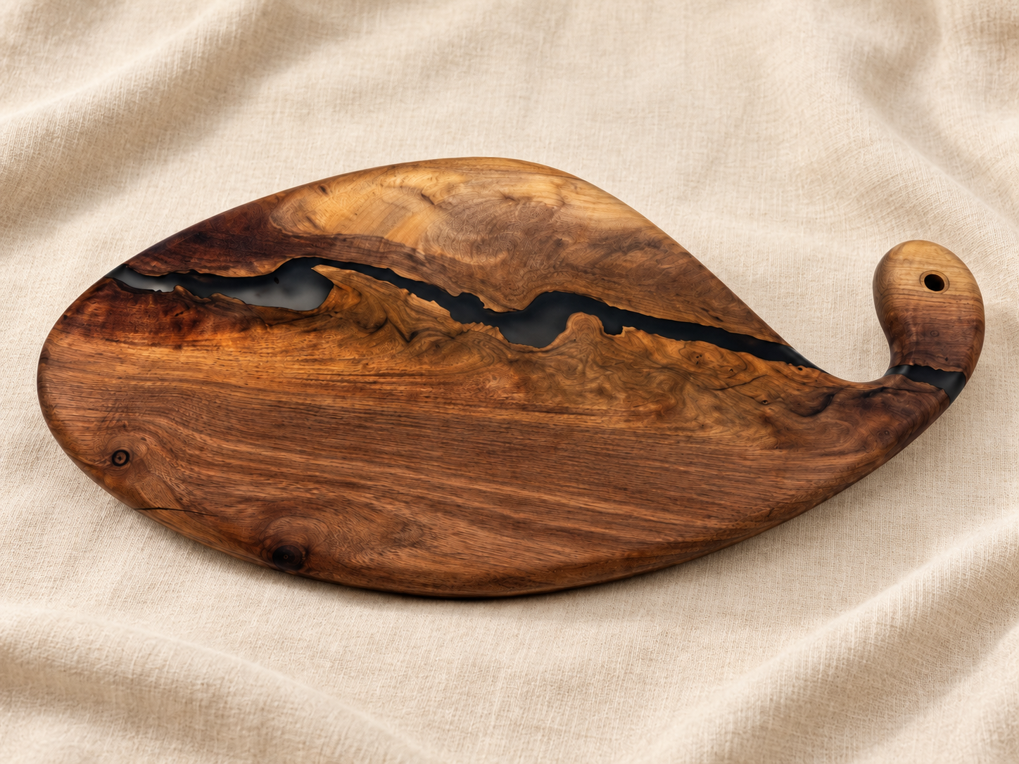 Walnut & Epoxy Charcuterie Board