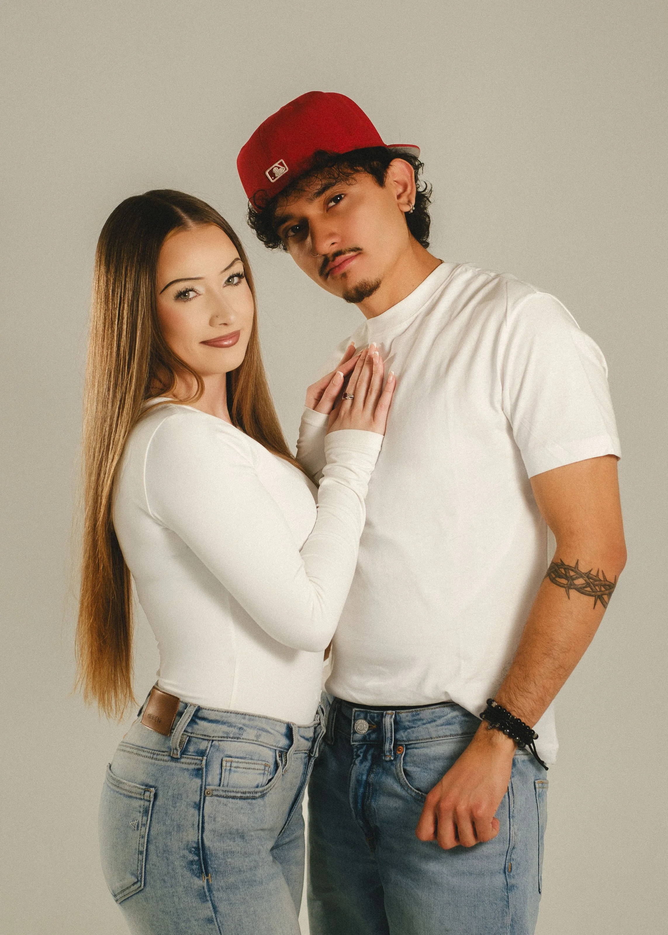 couples photography, Albuquerque couple portraits, 90s portraits, albuquerque photography, mall couples photos in Albuquerque, couples photoshoot