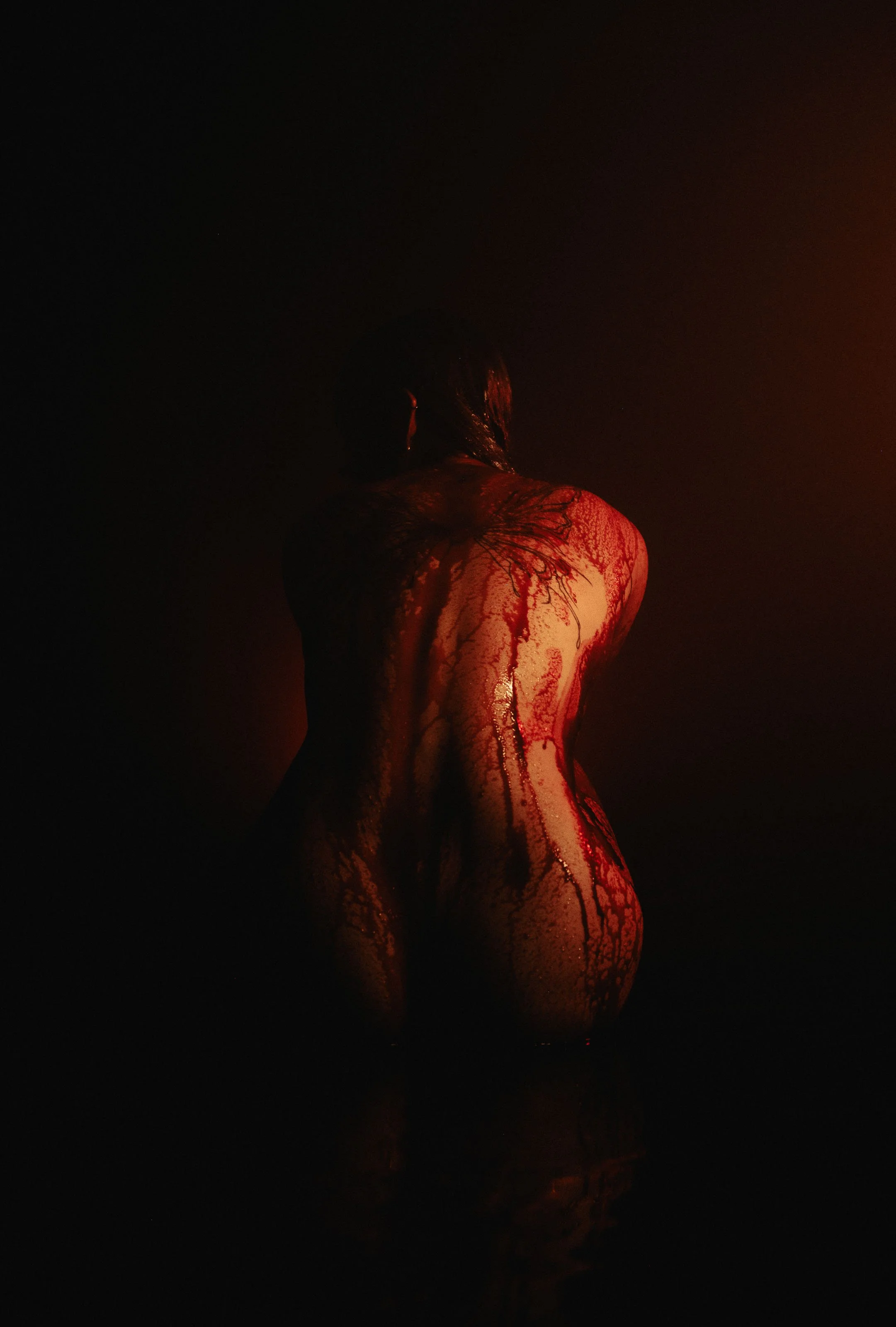 Boudoir photography in Albuquerque, spooky boudoir, Albuquerque artistic boudoir photography, studio boudoir photographer in Albuquerque, lingerie photography, moody photography