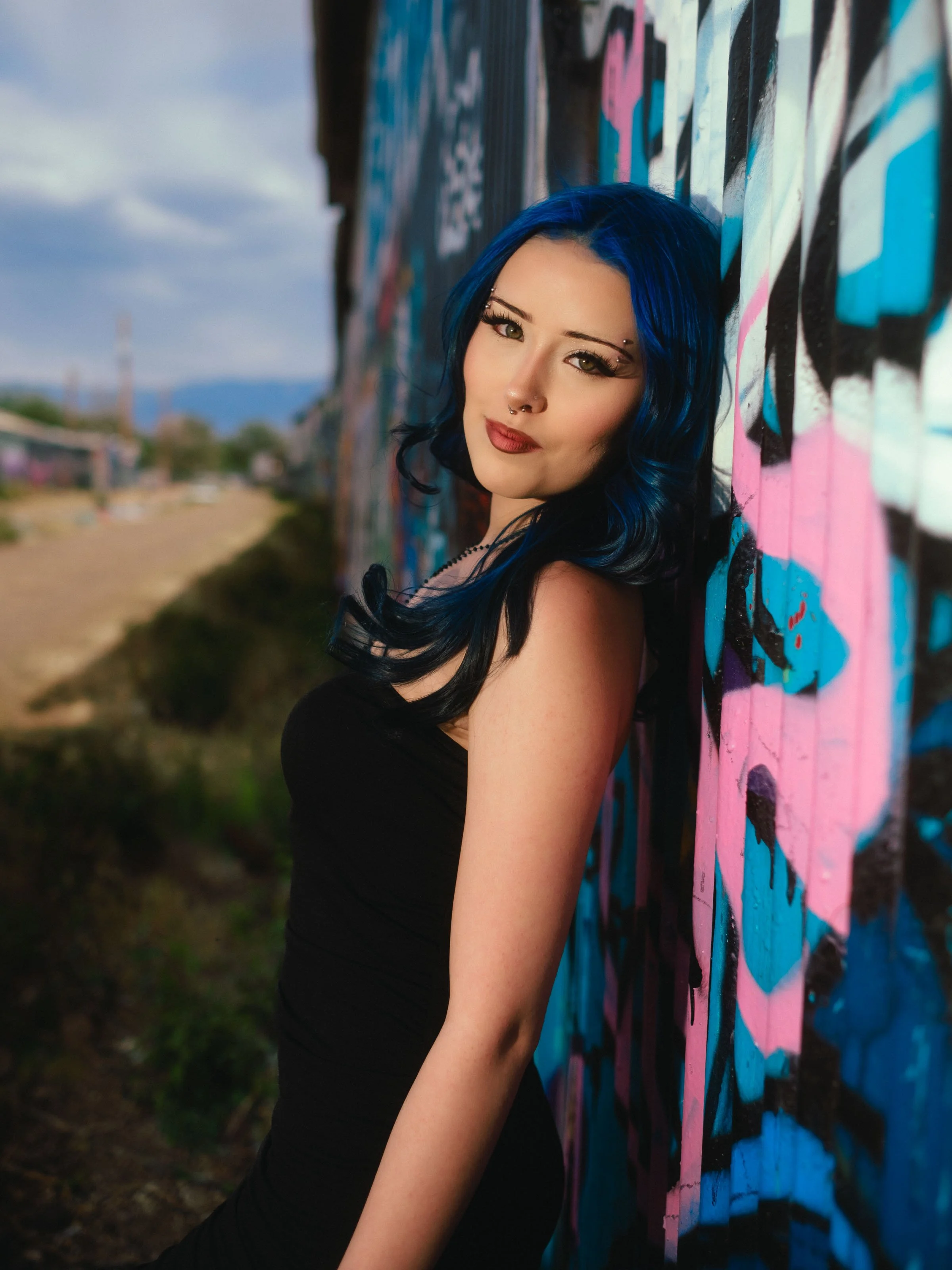Albuquerque senior photography, high school senior photos in Albuquerque, alternative senior pictures in Albuquerque, edgy senior photo ideas in New Mexico, unique senior portraits in Albuquerque, cap and gown senior session in Albuquerque